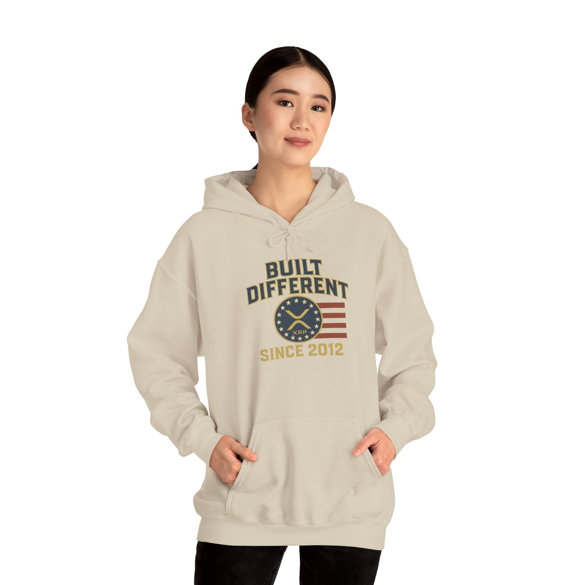 Built Different Hoodie • 'Built Different Since 2012' Patriotic Casual Pullover