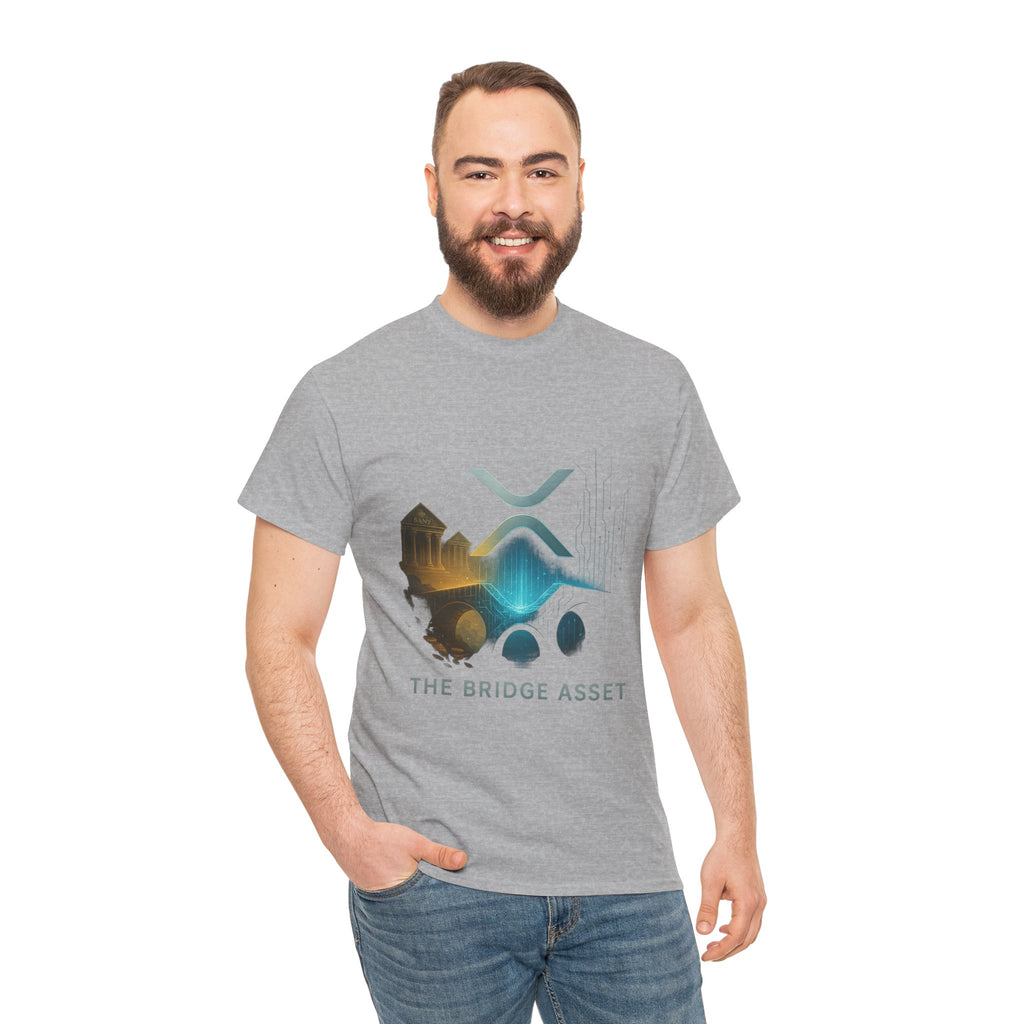 Ripple XRP Crypto Tee — 'The Bridge Asset' Logo T-Shirt