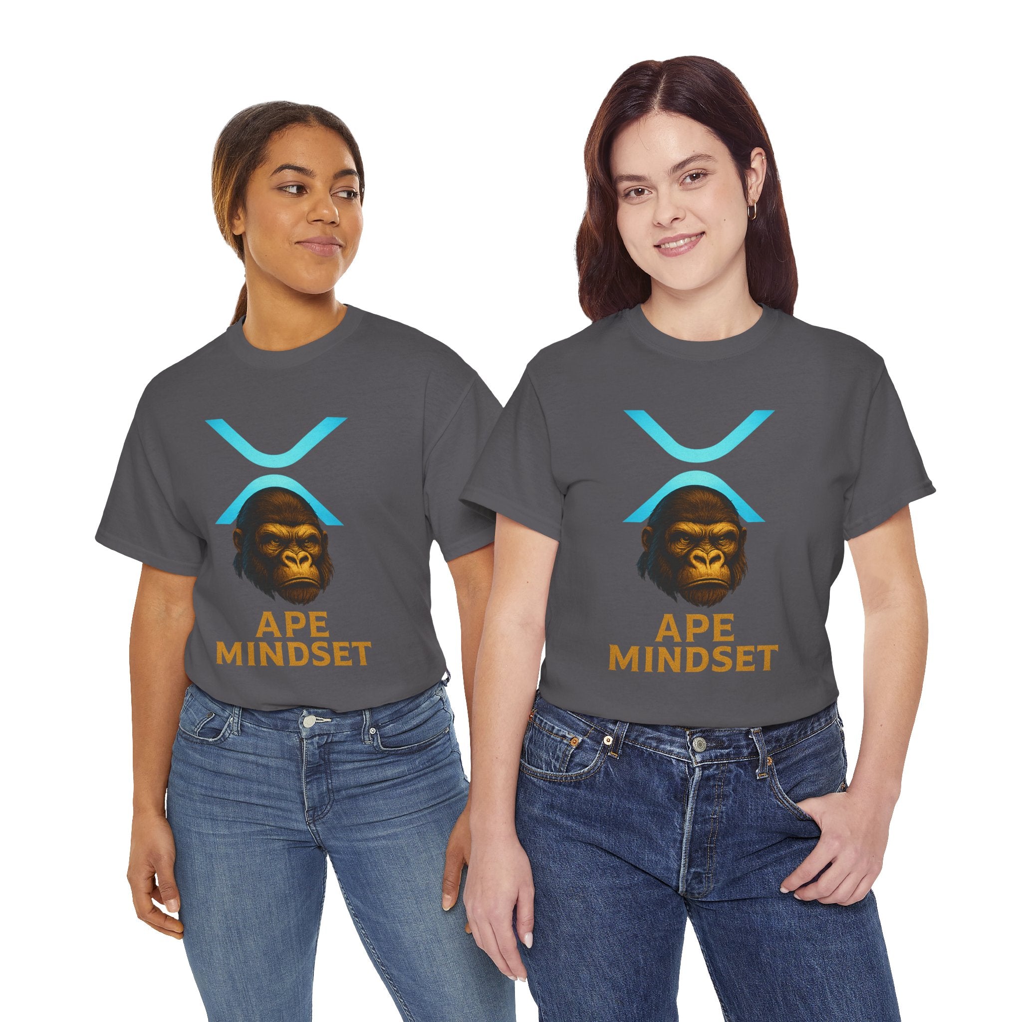 Ape Mindset T-Shirt — Crypto XRP Ape Graphic Tee