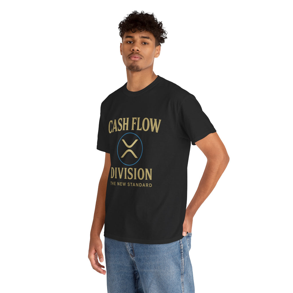Cash Flow Division Tee — "The New Standard" Graphic T-Shirt
