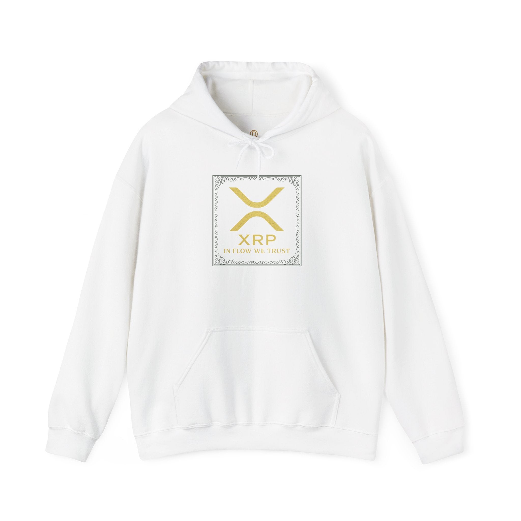 XRP Logo Hoodie – Gold Cryptocurrency Sweatshirt
