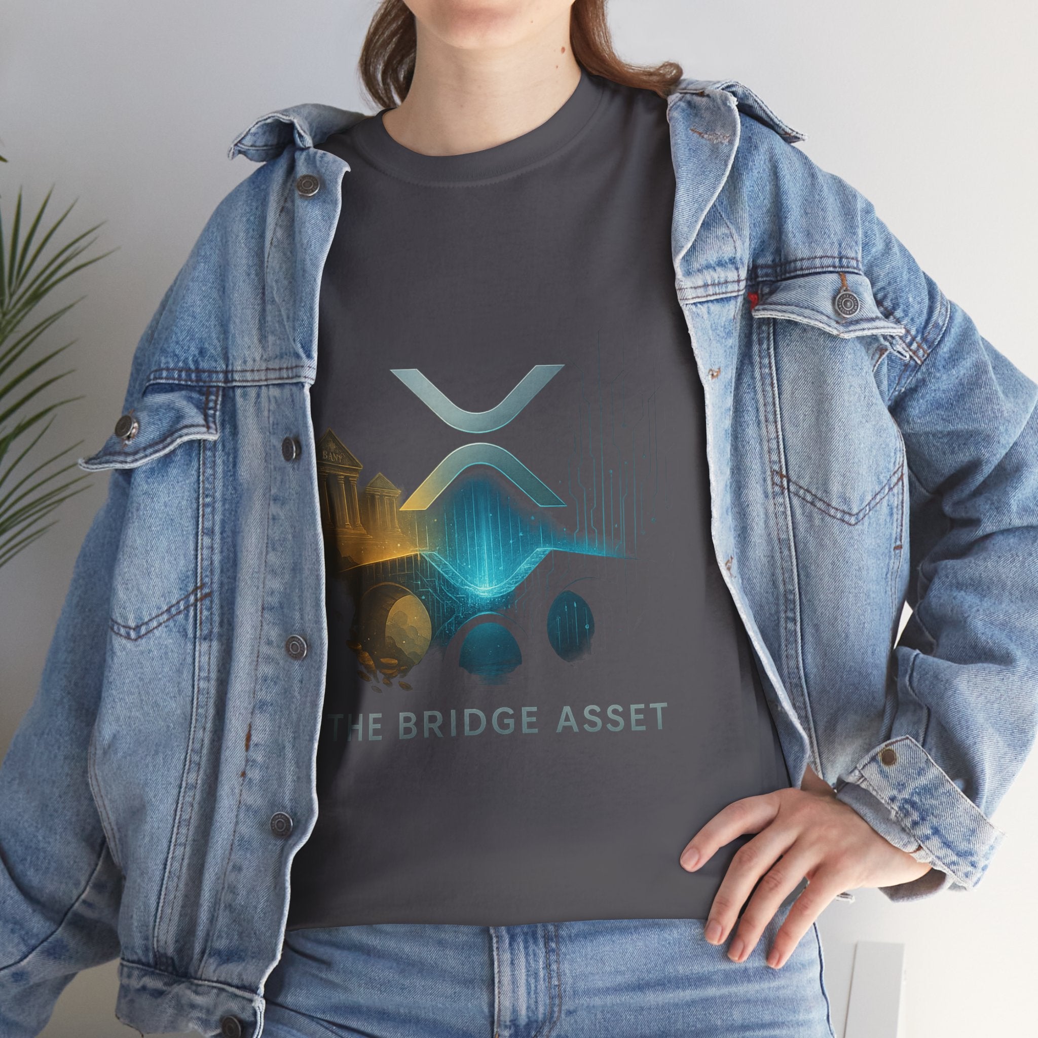 Ripple XRP Crypto Tee — 'The Bridge Asset' Logo T-Shirt