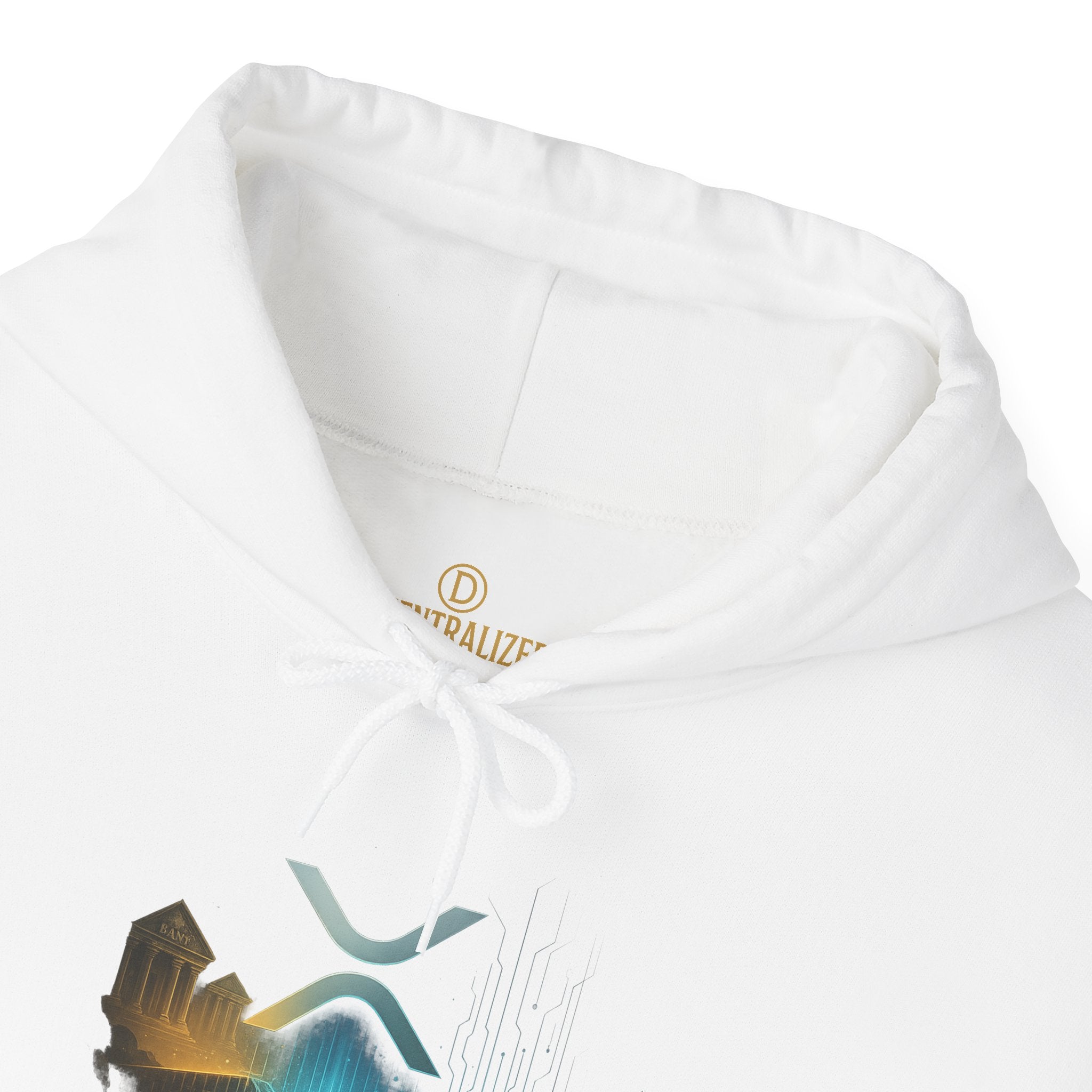 Bridge Asset Logo Hoodie — Minimal Crypto XRP Design