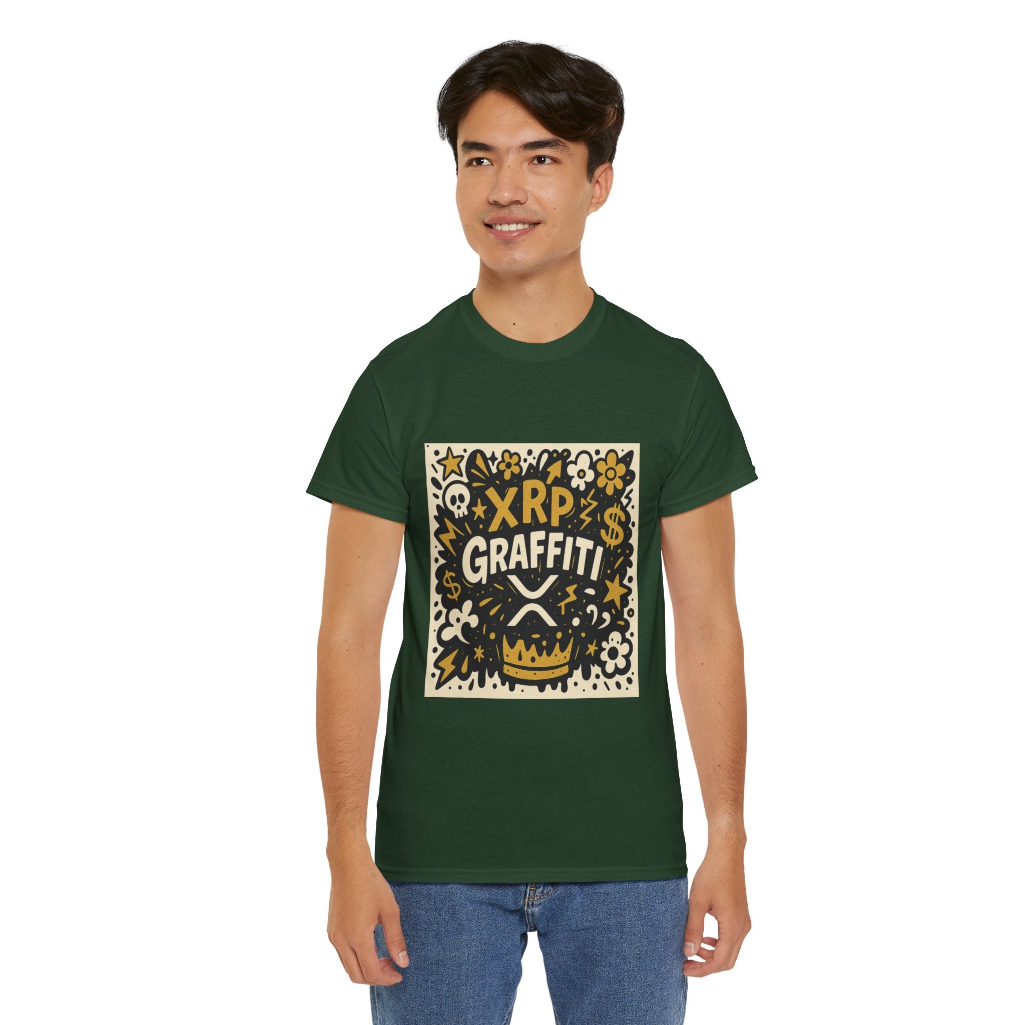XRP Graffiti Tee — Crypto Street Art T-Shirt