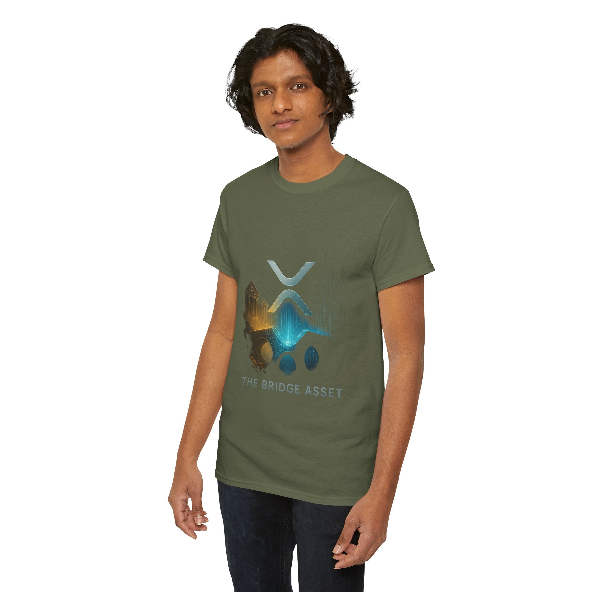 Ripple XRP Crypto Tee — 'The Bridge Asset' Logo T-Shirt