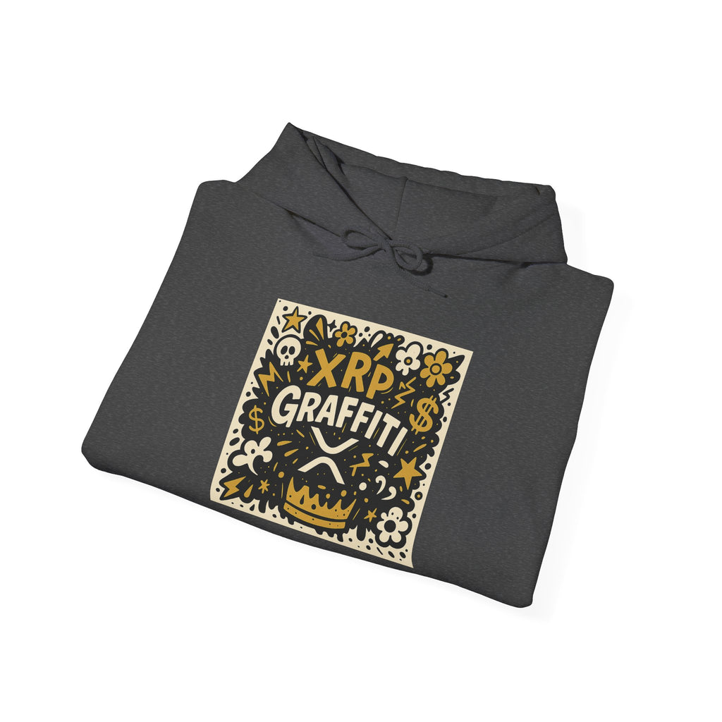 XRP Graffiti Hoodie – Street Art Crypto Sweatshirt
