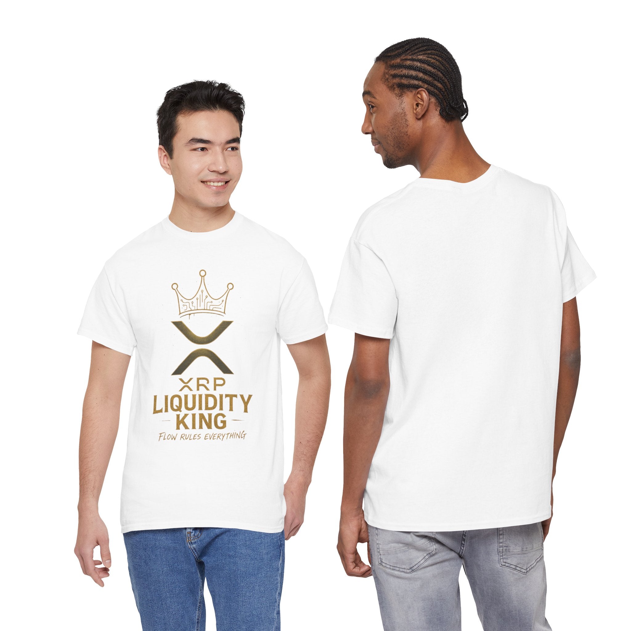 XRP Liquidity King Tee — Crypto Crown T-Shirt