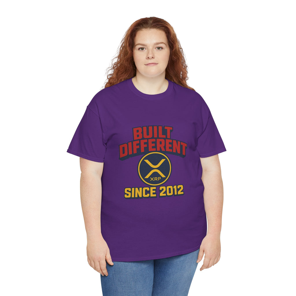 Built Different Since 2012 T-Shirt – Retro XRP Logo Tee