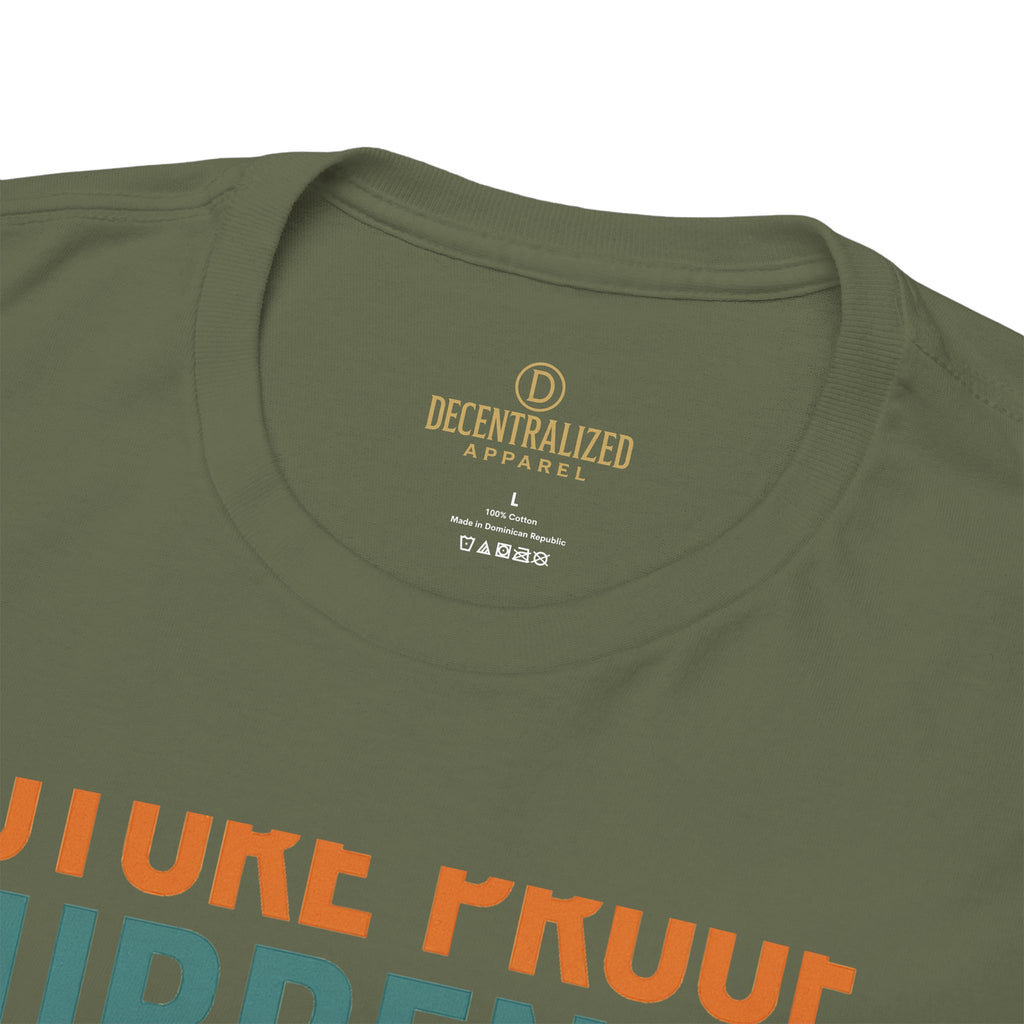 RIPPLE XRP 'Future Proof Currency' Graphic Tee — Crypto Retro Logo Shirt