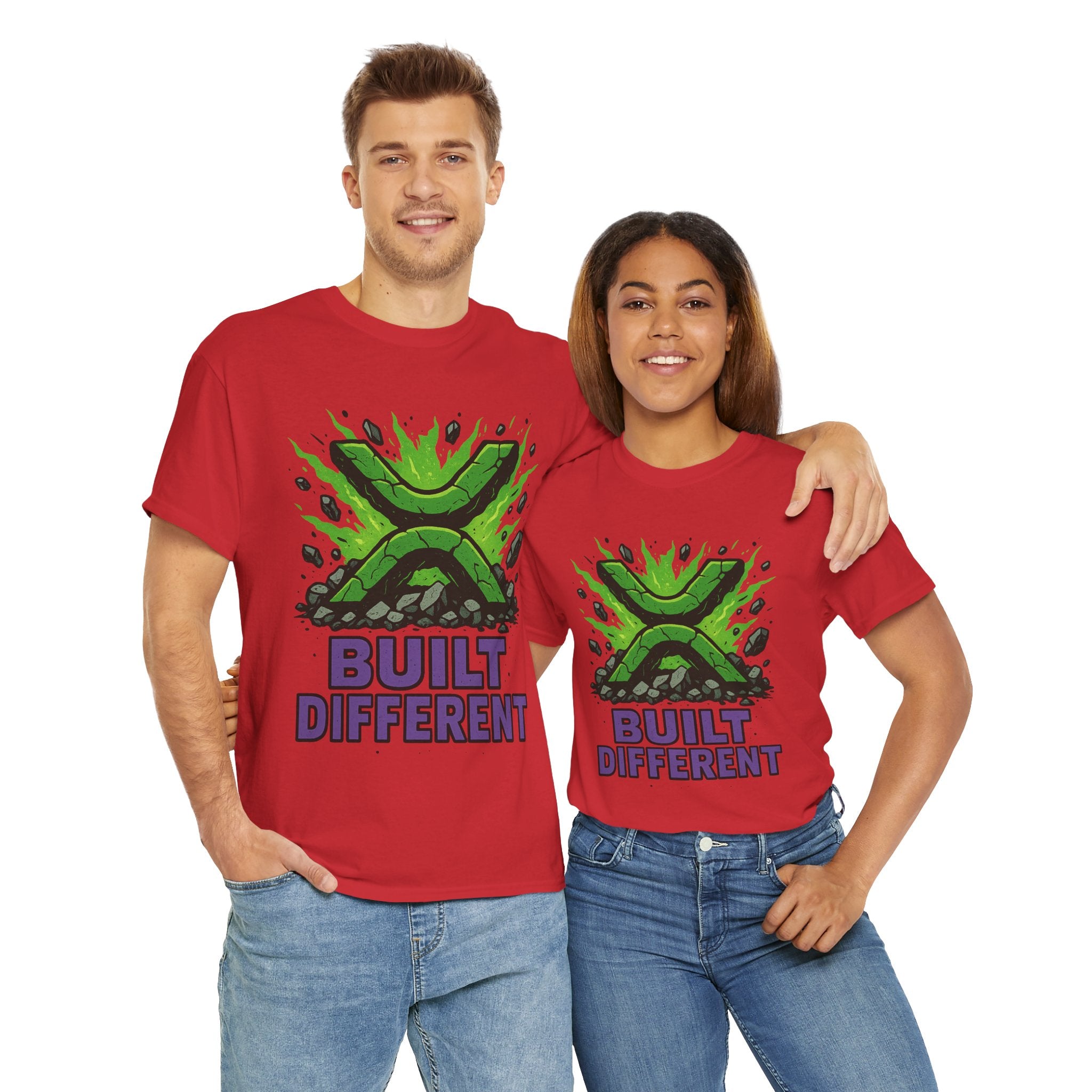 Built Different T-Shirt — Green Gamer Logo Tee
