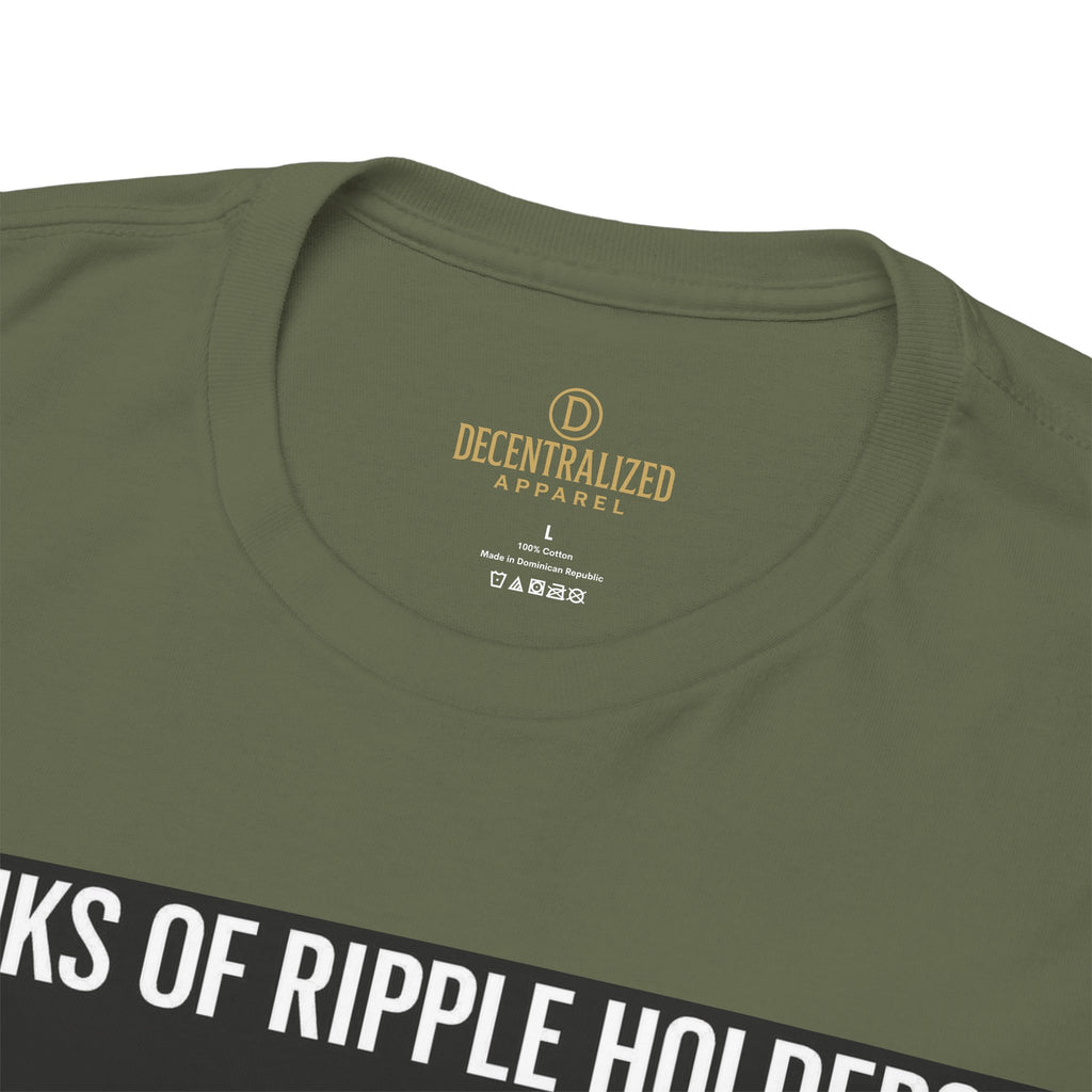 Crypto Ranks T-Shirt – "Ranks of Ripple Holders" Illustrated Guide