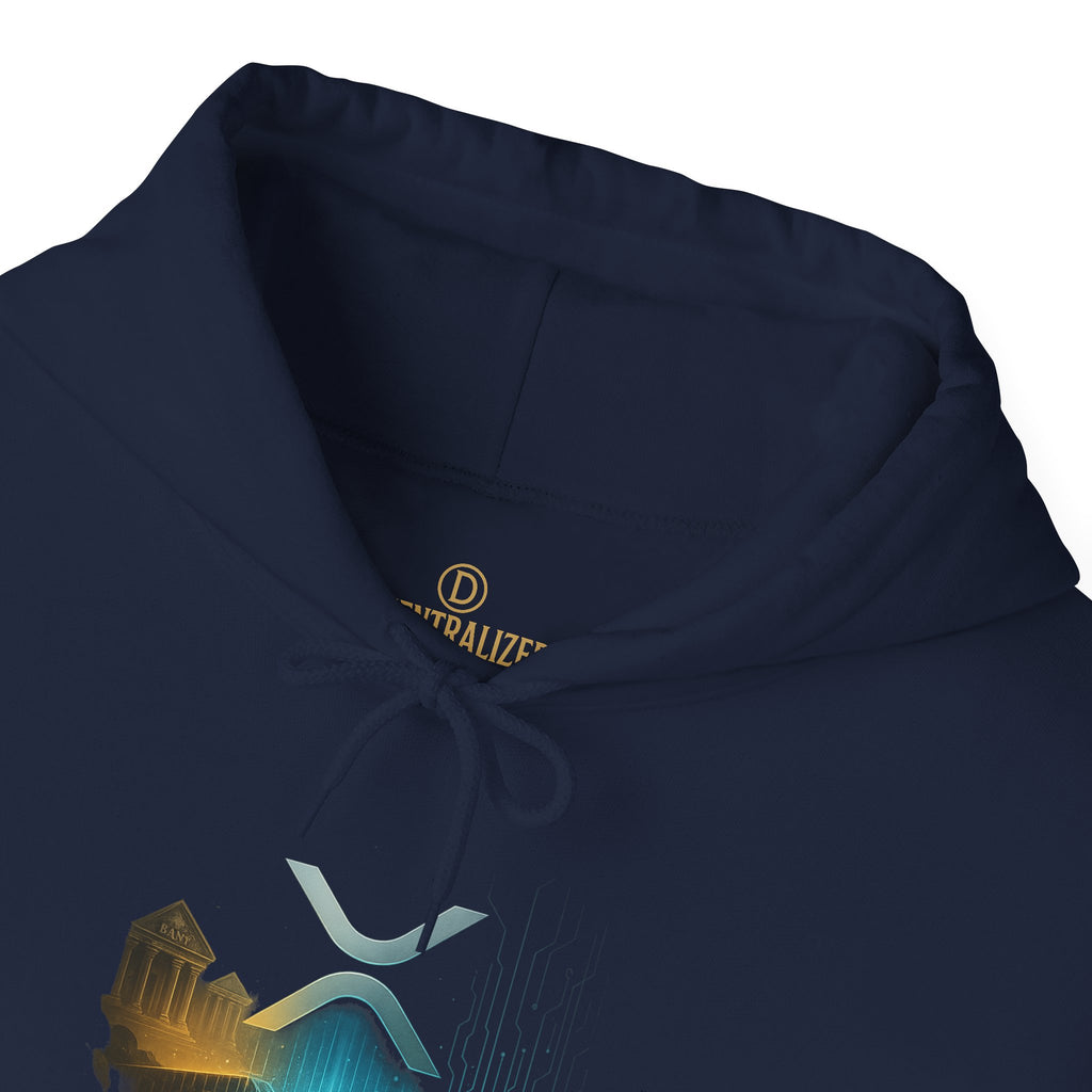 Bridge Asset Logo Hoodie — Minimal Crypto XRP Design