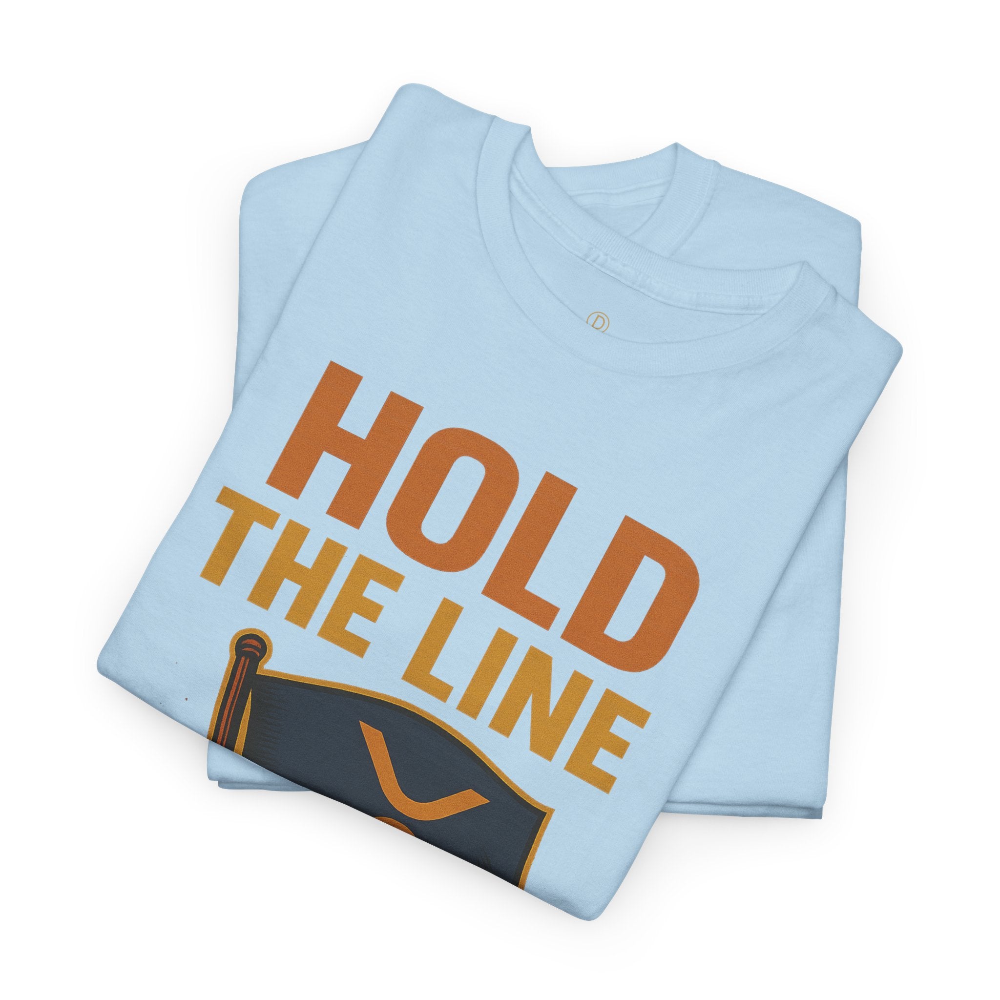 Hold The Line Tee — Bold Flag Graphic Cryptocurrency XRP Shirt