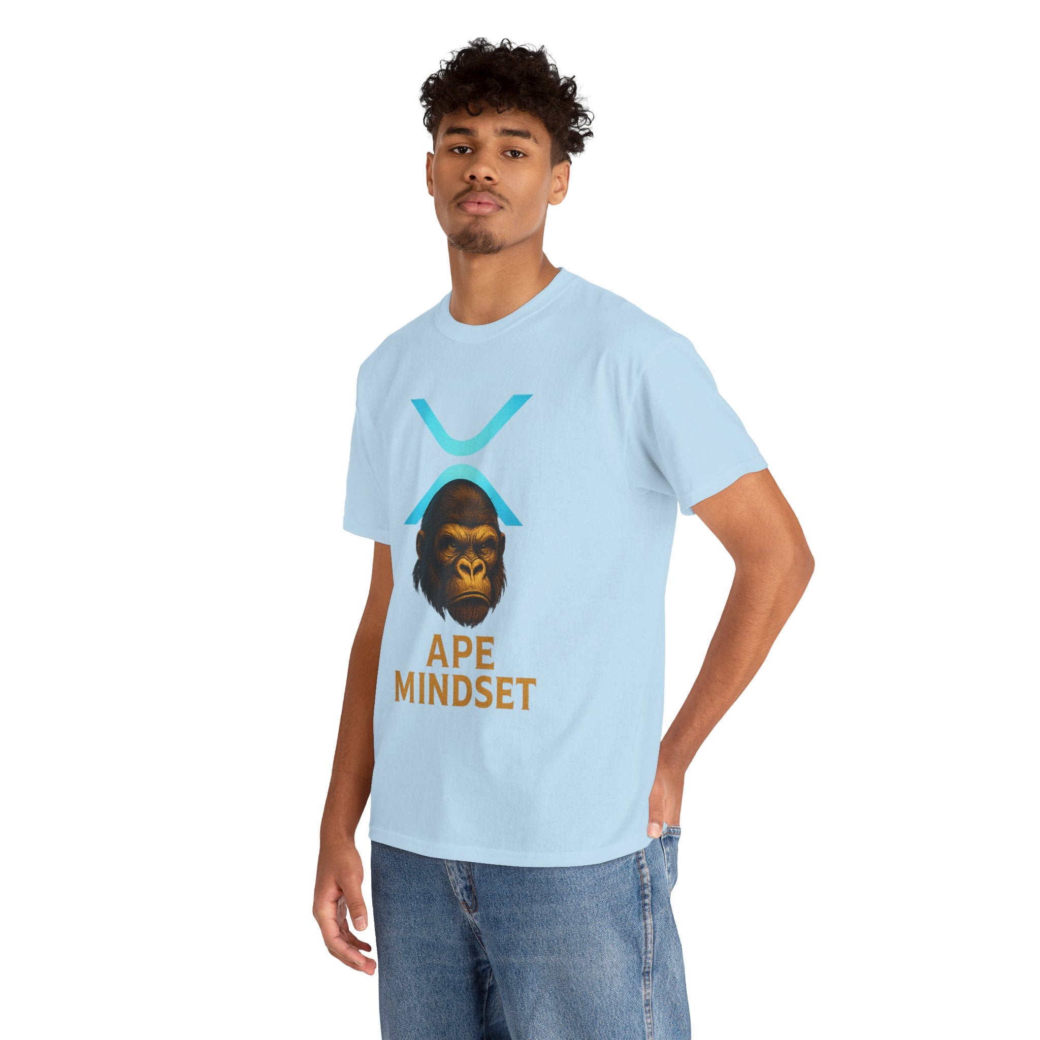 Ape Mindset T-Shirt — Crypto XRP Ape Graphic Tee