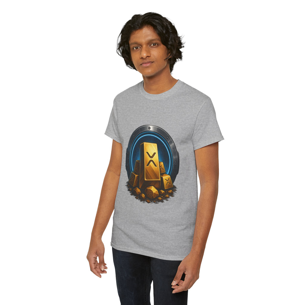 Crypto Gold Bars T-Shirt — Ripple (XRP) Stack Graphic Tee