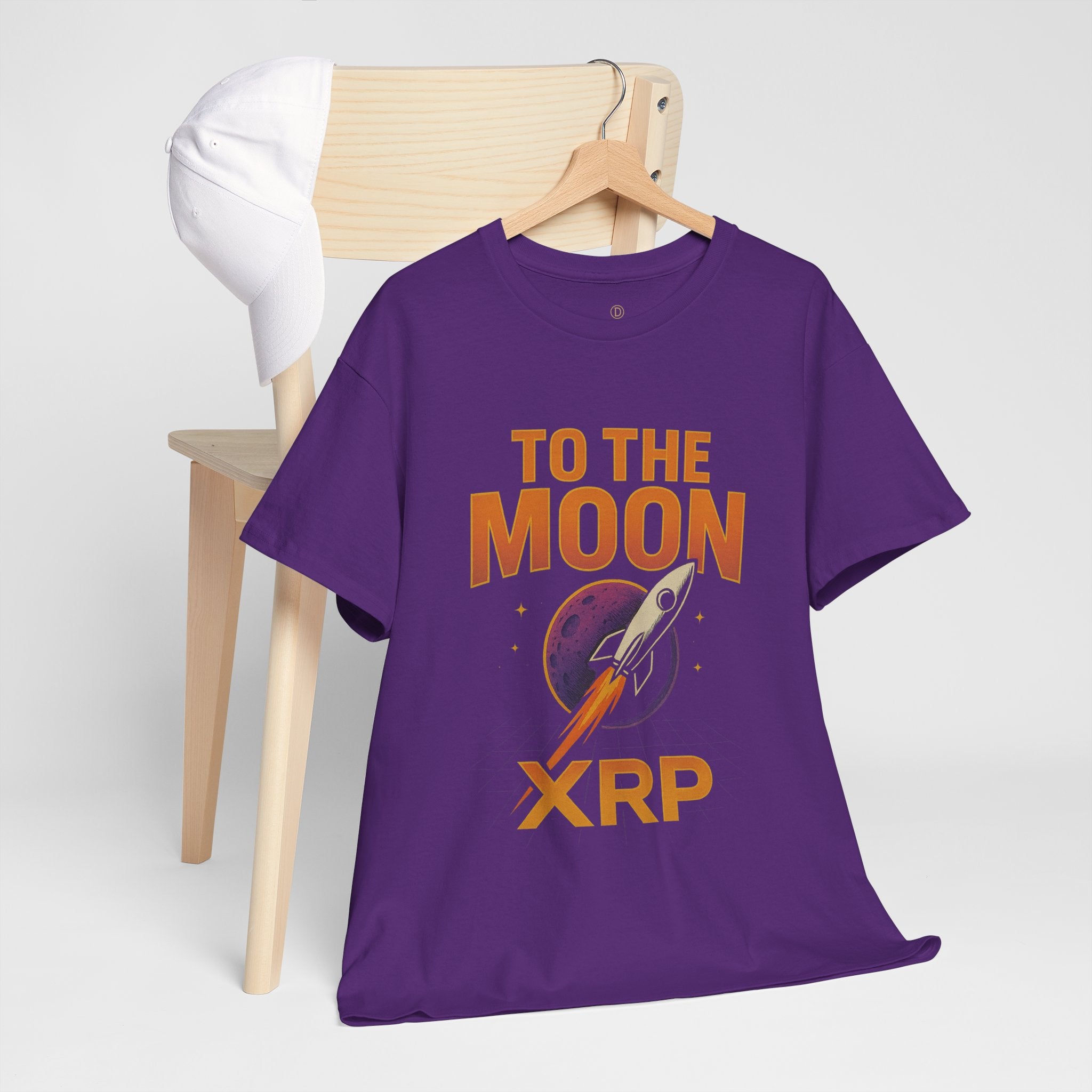 XRP To The Moon Tee — Cryptocurrency Investor Rocket Shirt
