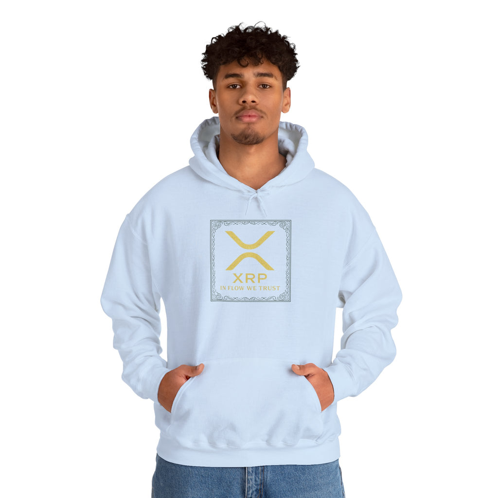 XRP Logo Hoodie – Gold Cryptocurrency Sweatshirt