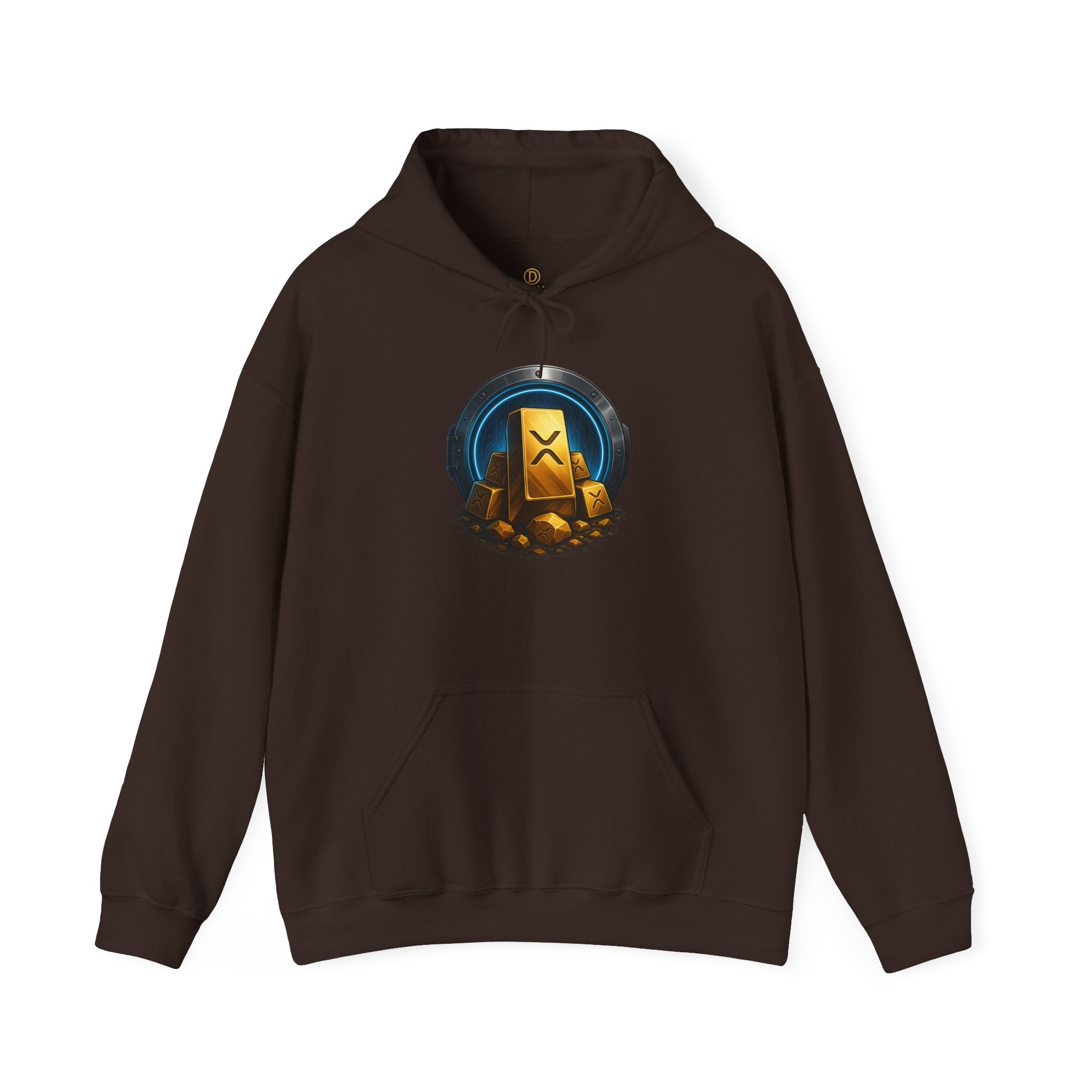 Gaming Treasure Hoodie — Gold Loot Chest Emblem