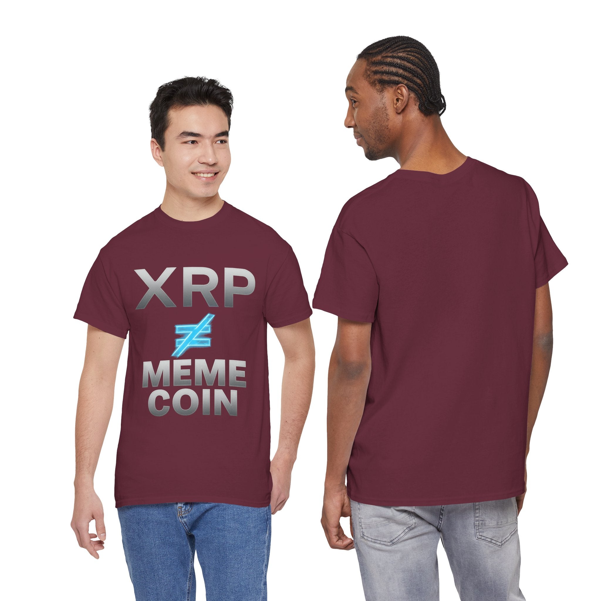 XRP ≠ Meme Coin T-Shirt — Crypto Investor Statement Tee