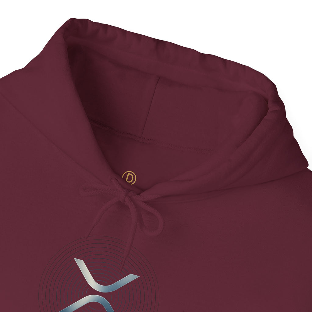 XRP 'Decentralize Everything' Hoodie — Minimal Crypto Logo Pullover