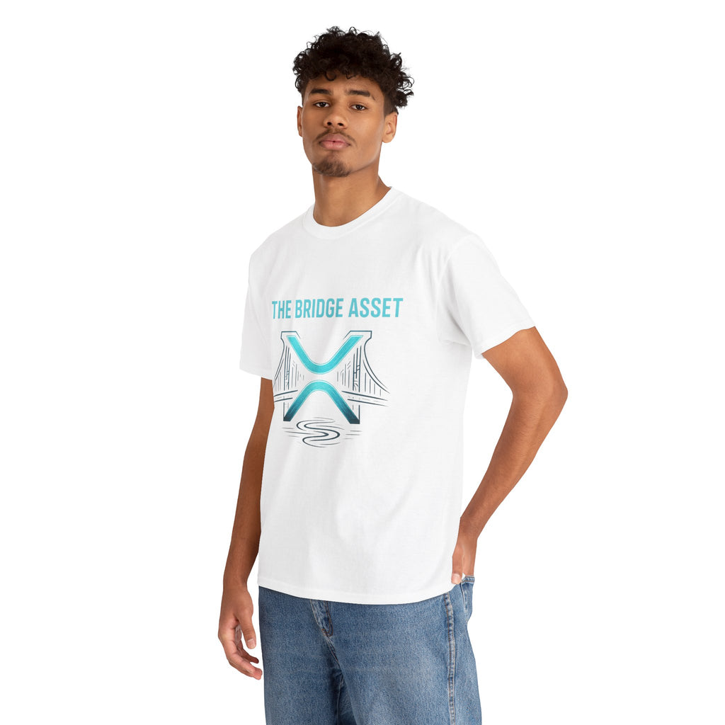 XRP 'The Bridge Asset' Graphic Tee — Crypto Ripple Logo Shirt