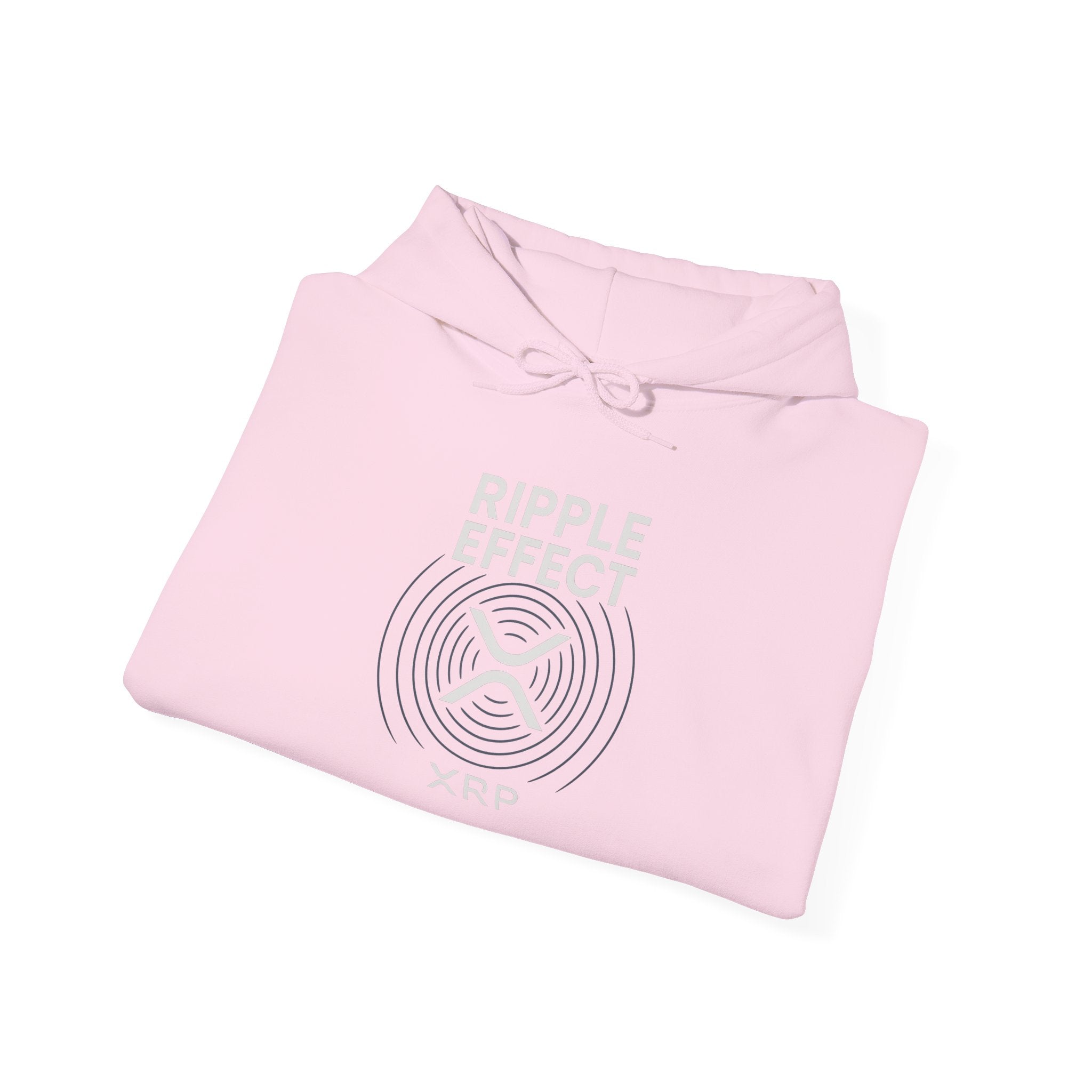 Ripple Effect Hoodie — Minimal Concentric Wave Graphic Sweatshirt