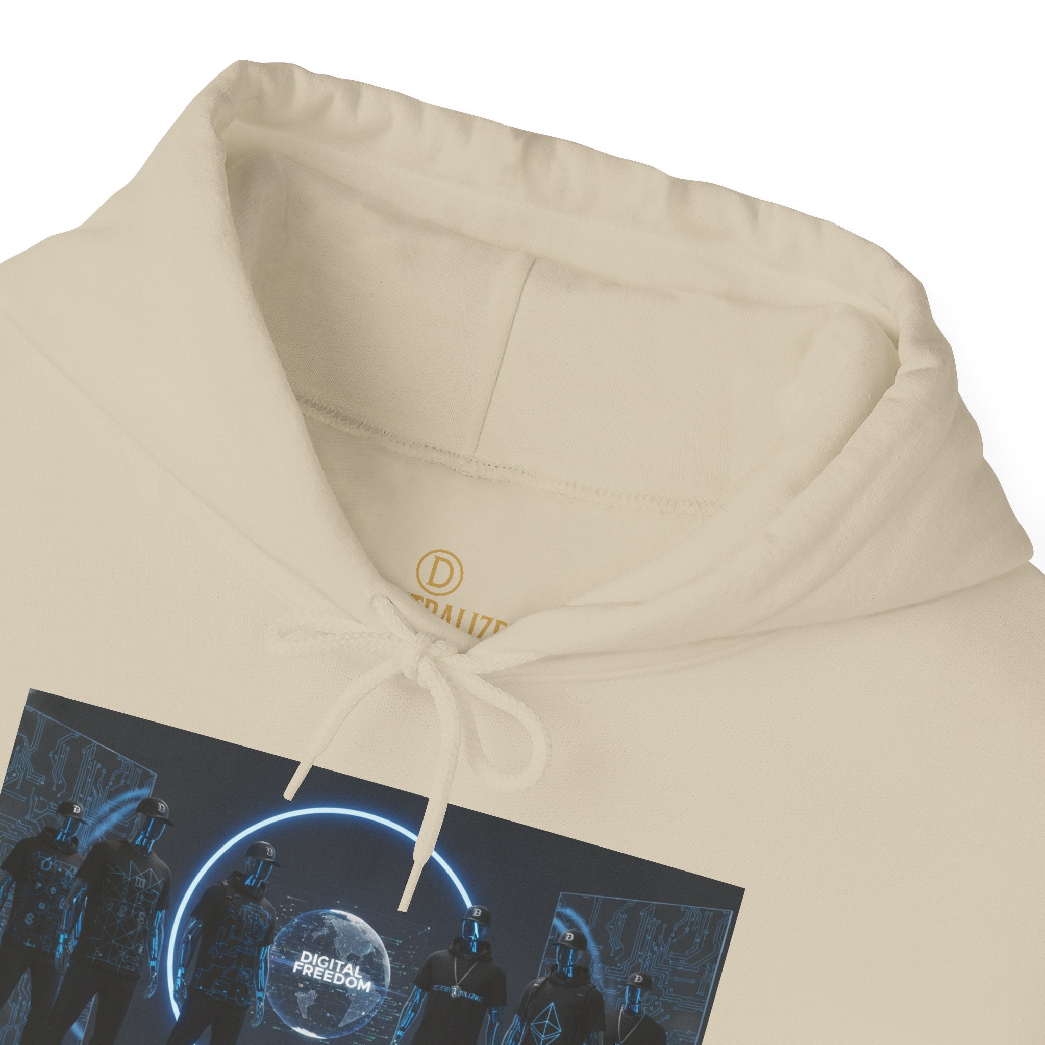 Futuristic Neon Portal Hoodie – Cyberpunk Sci‑Fi Crew Graphic Sweatshirt
