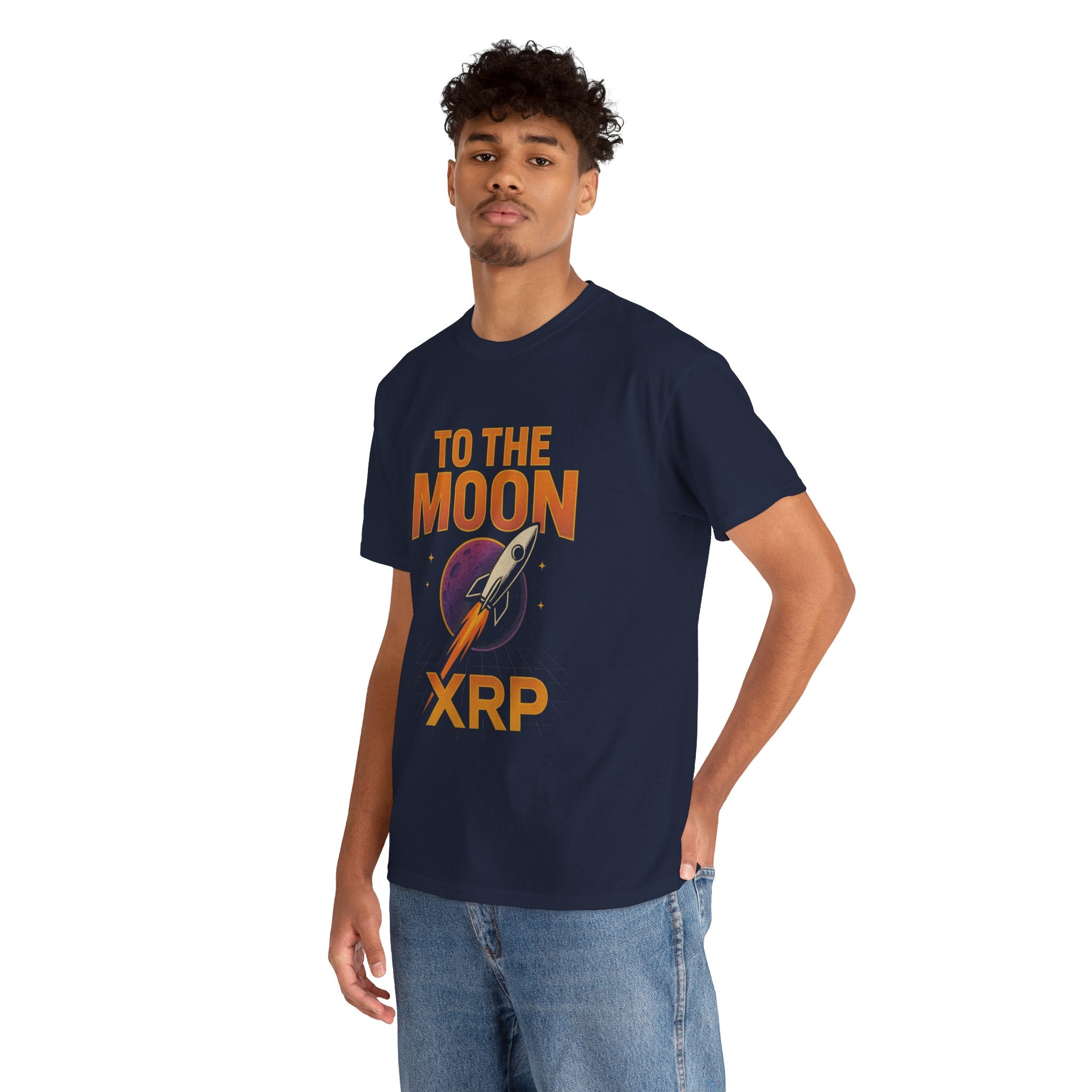 XRP To The Moon Tee — Cryptocurrency Investor Rocket Shirt