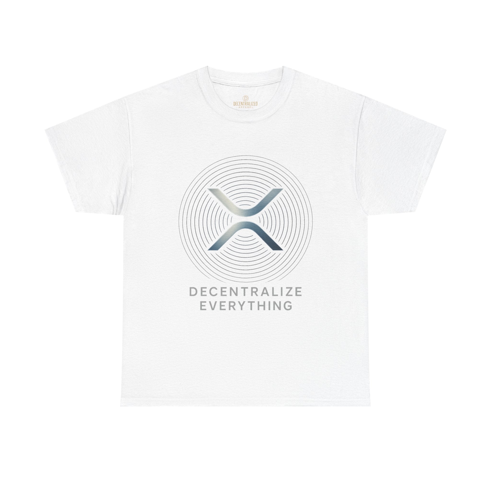 XRP 'Decentralize Everything' Tee - Crypto Logo T-Shirt