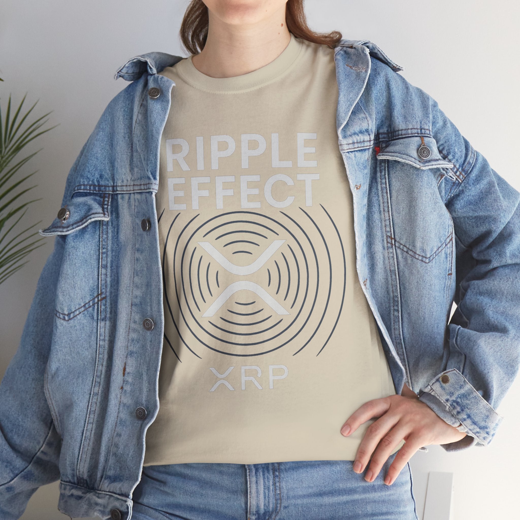 Ripple Effect XRP Tee — Minimal Cryptocurrency Logo T-Shirt
