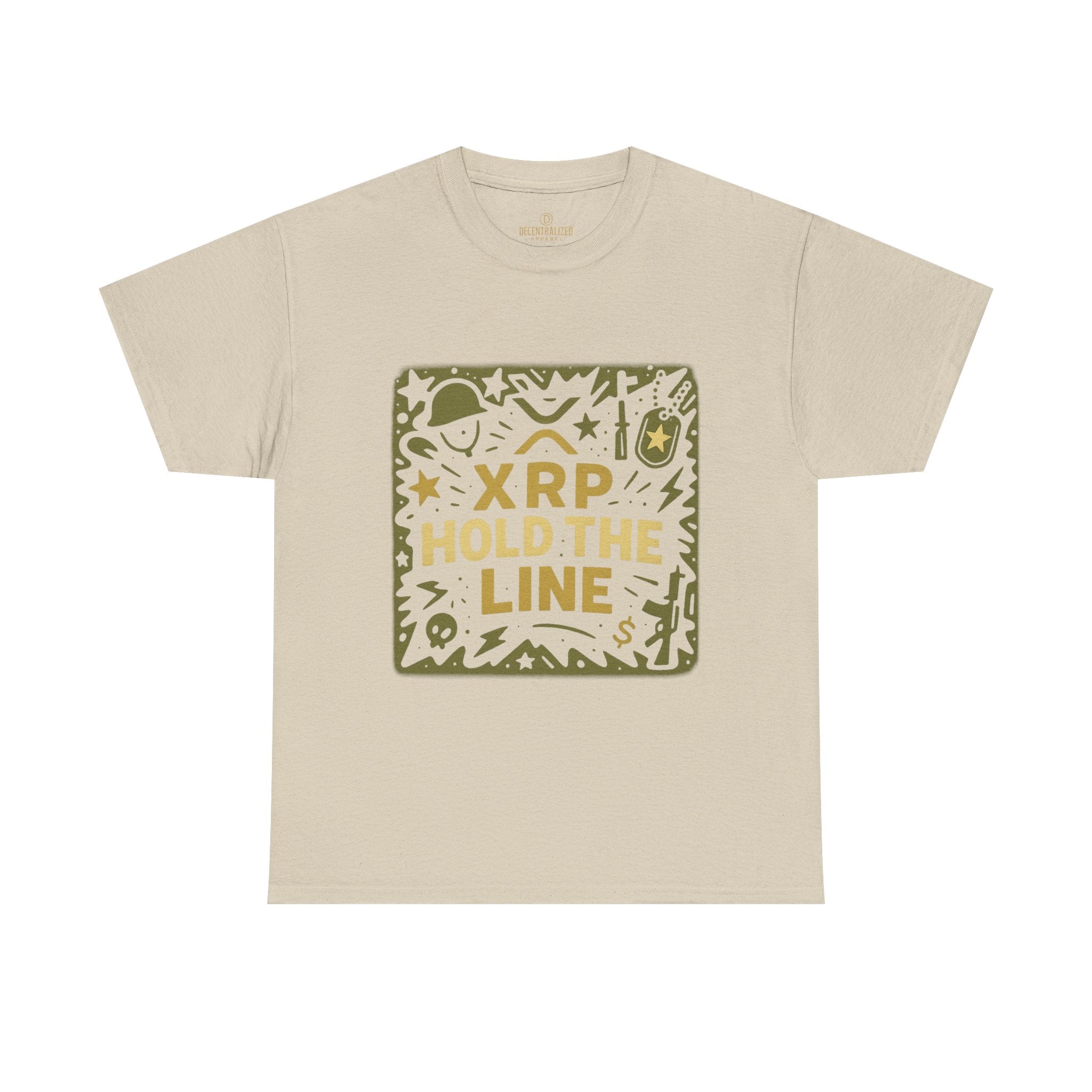 T-Shirt — XRP Hold The Line Crypto Graphic Tee