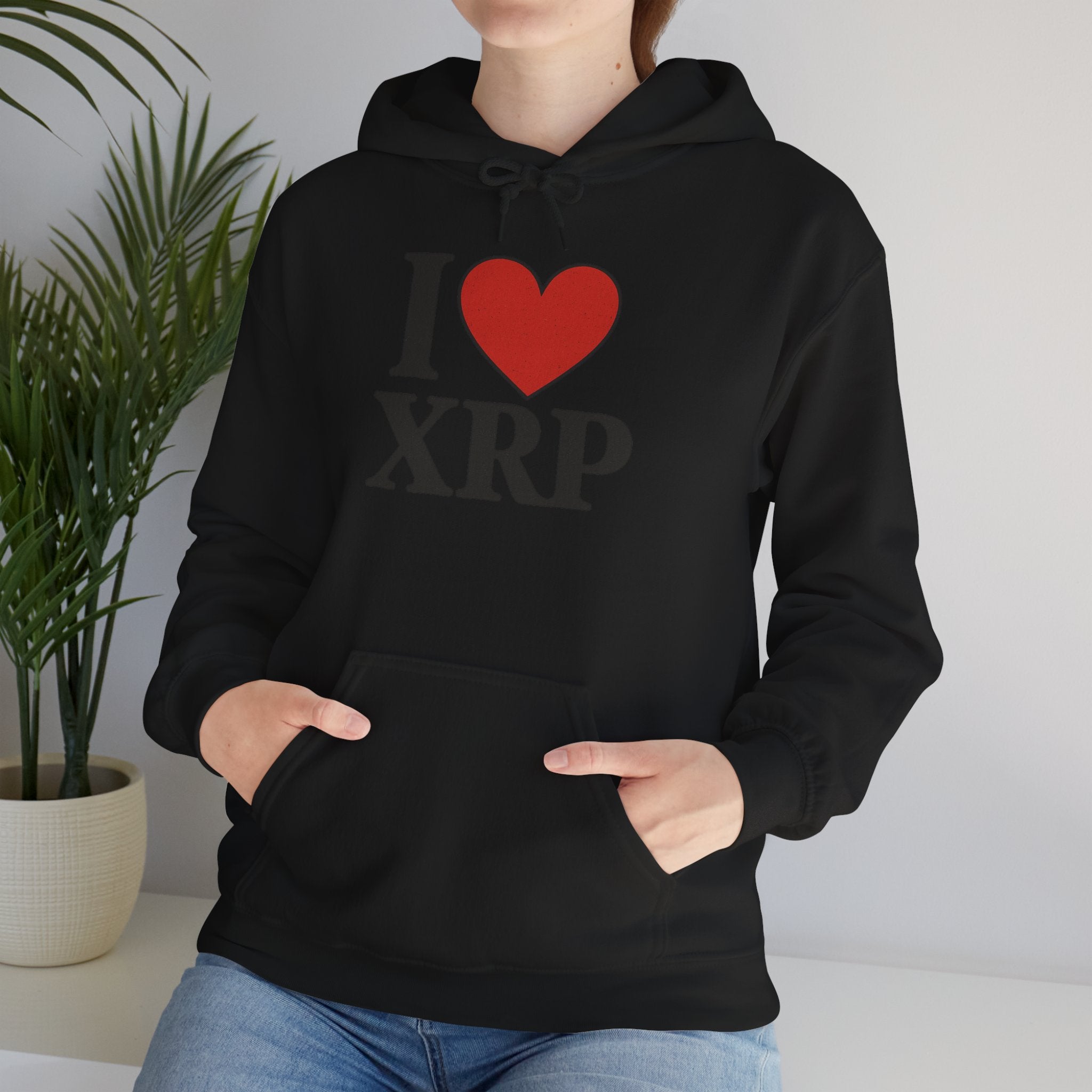 I  XRP Hoodie — Crypto Enthusiast Ripple Sweatshirt