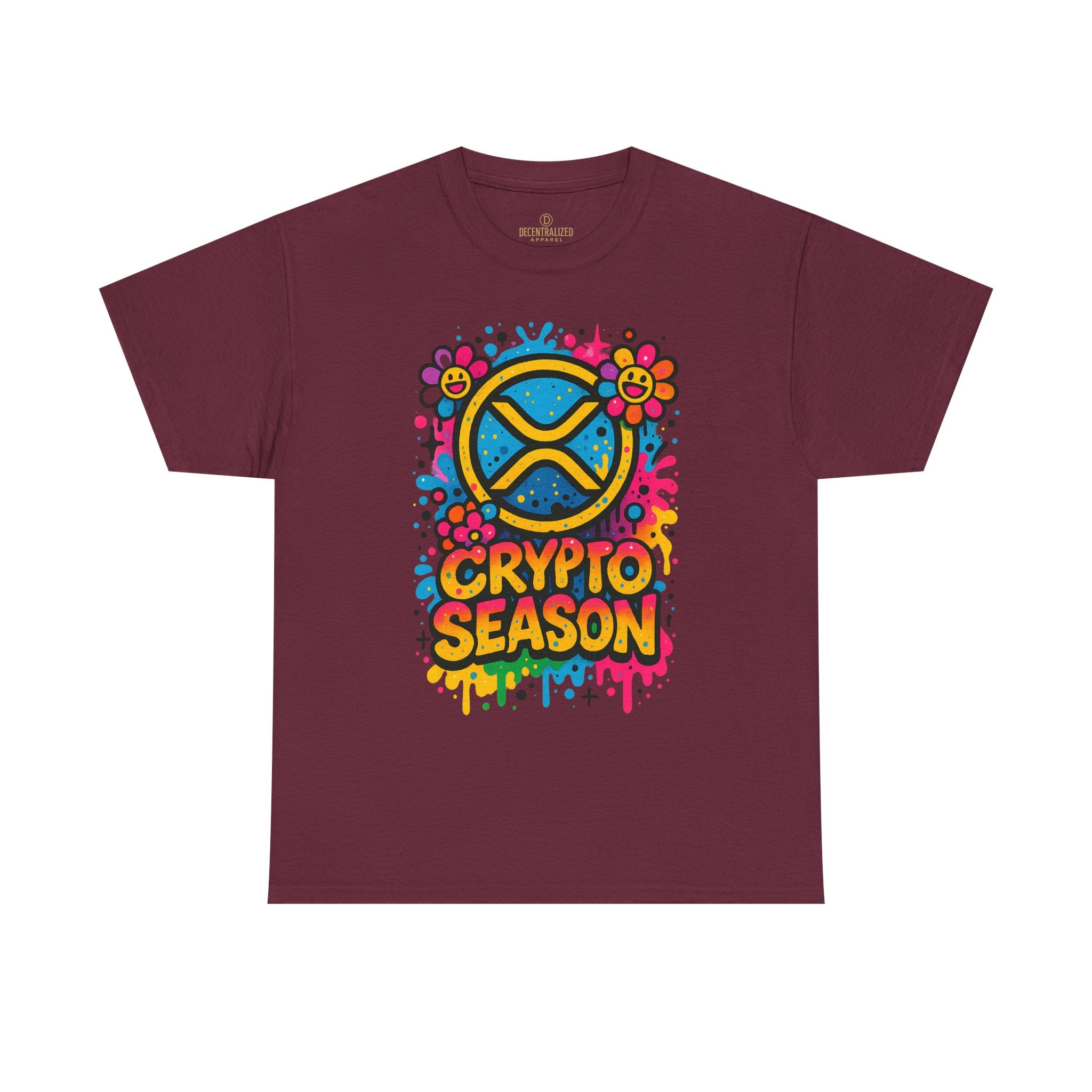 Crypto Season T-Shirt — Colorful Ripple XRP Logo Tee