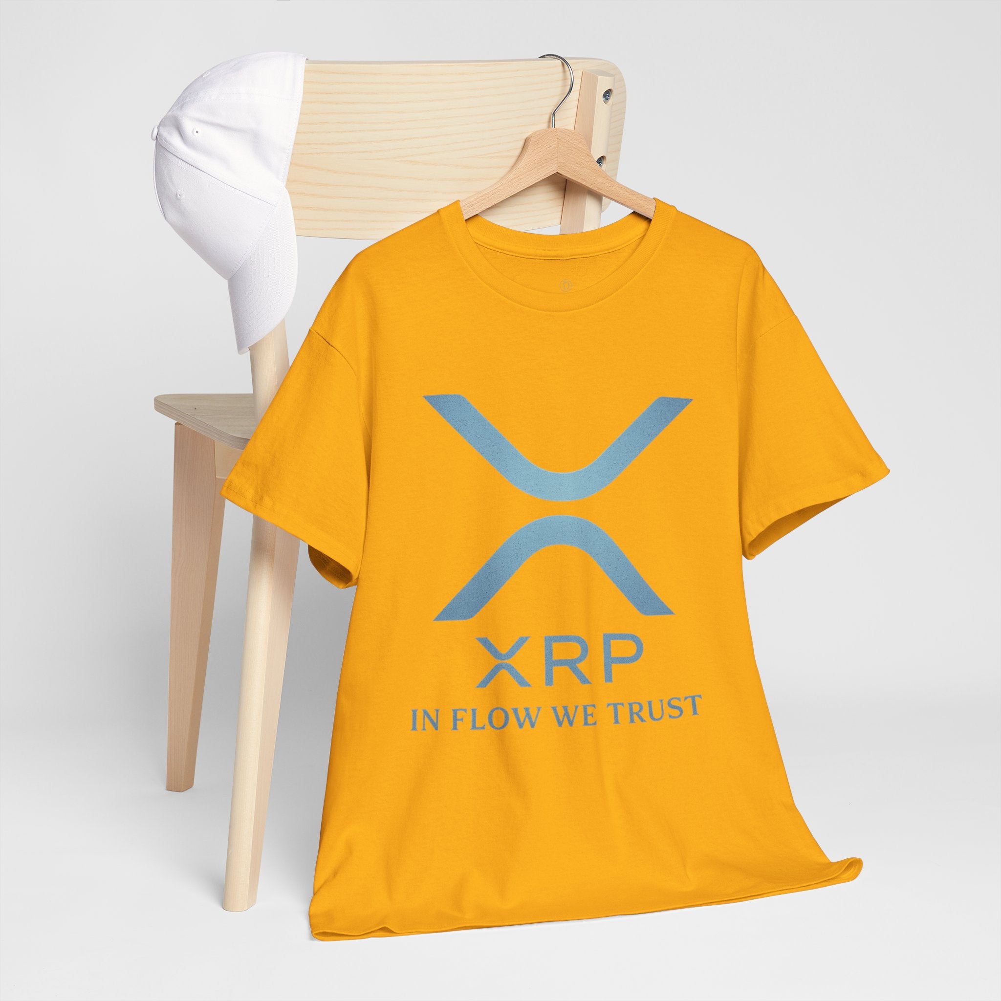 XRP Crypto Tee — "In Flow We Trust" Ripple Logo T-Shirt