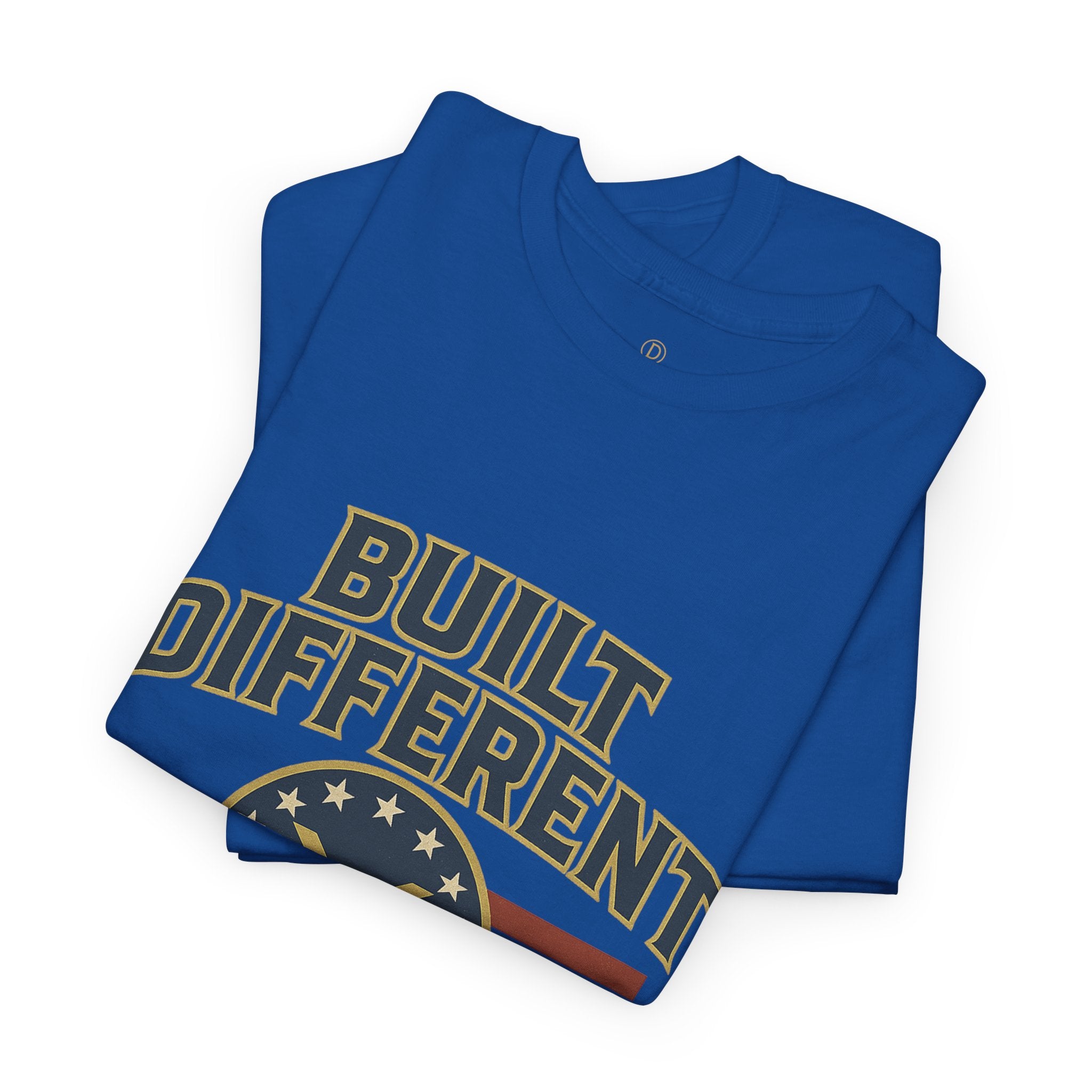 Built Different Since 2012 T-Shirt — American Flag Vintage Crew Tee