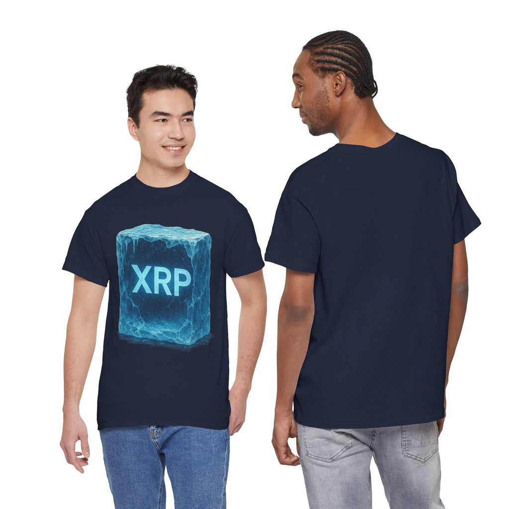 XRP Ice Block Tee — Crypto Ripple Logo T-Shirt