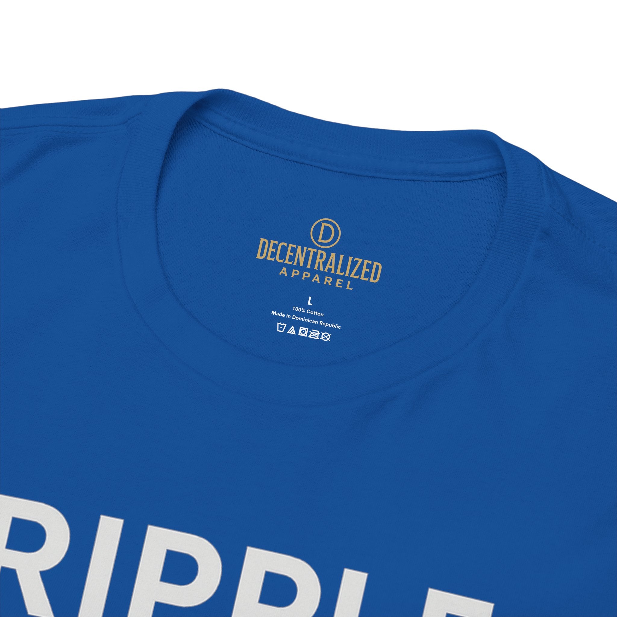 Ripple Effect XRP Tee — Minimal Cryptocurrency Logo T-Shirt