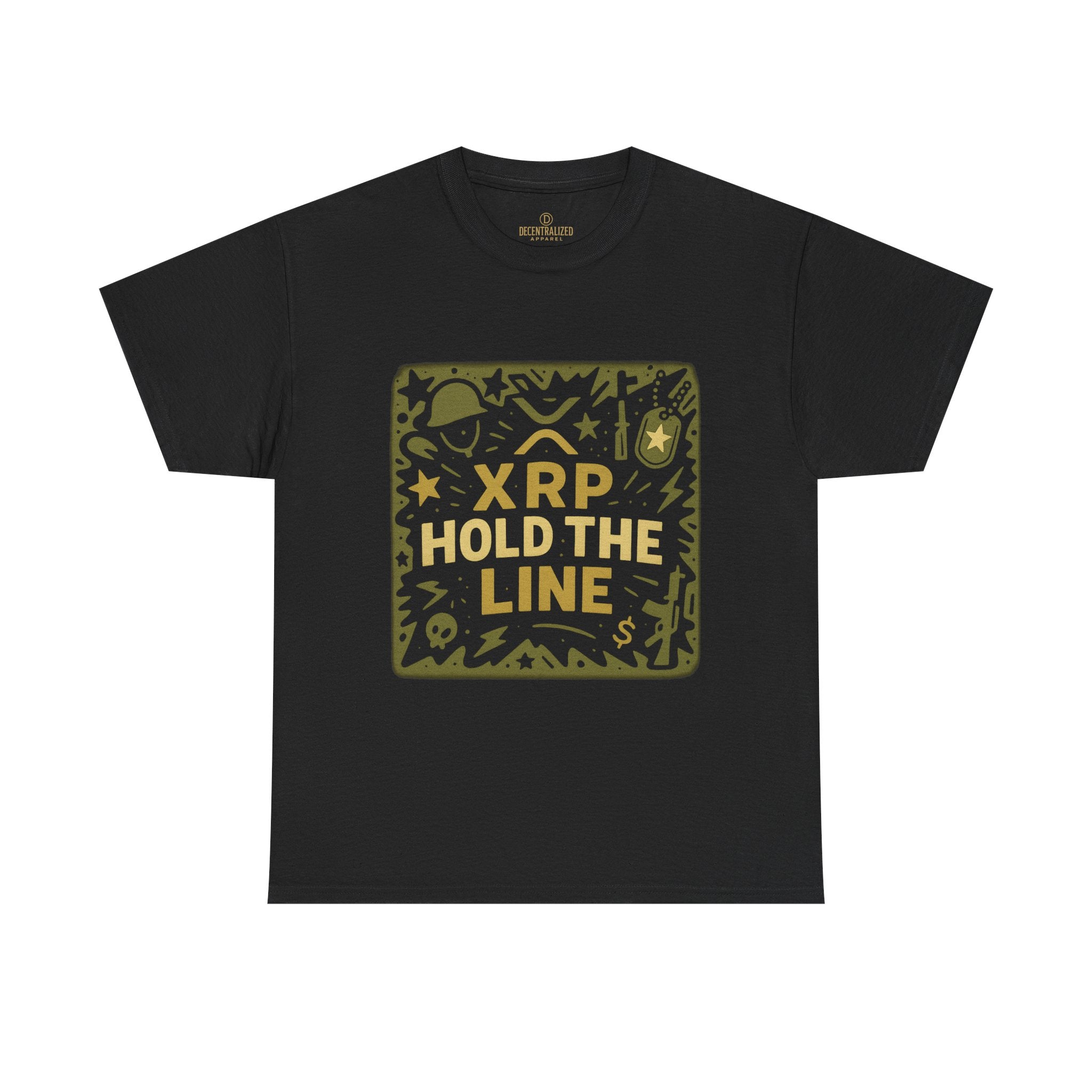 T-Shirt — XRP Hold The Line Crypto Graphic Tee