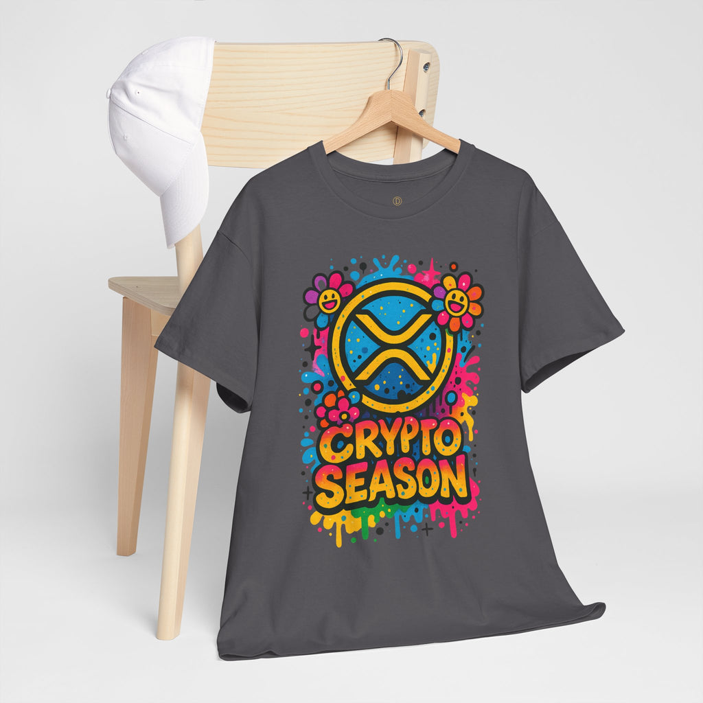 Crypto Season T-Shirt — Colorful Ripple XRP Logo Tee