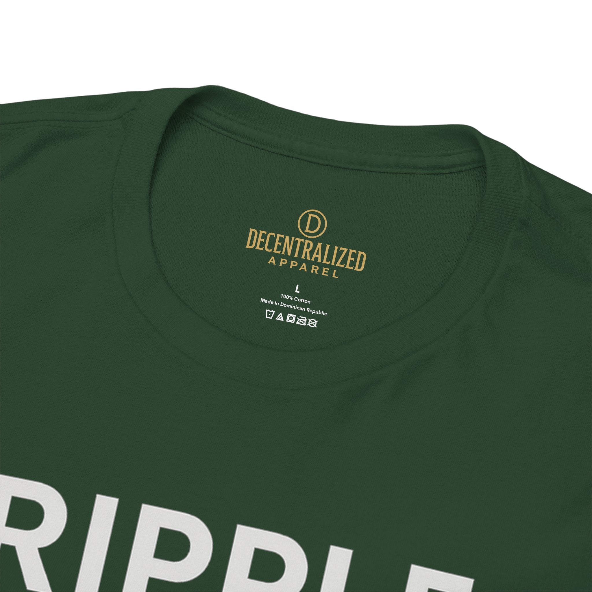 Ripple Effect XRP Tee — Minimal Cryptocurrency Logo T-Shirt