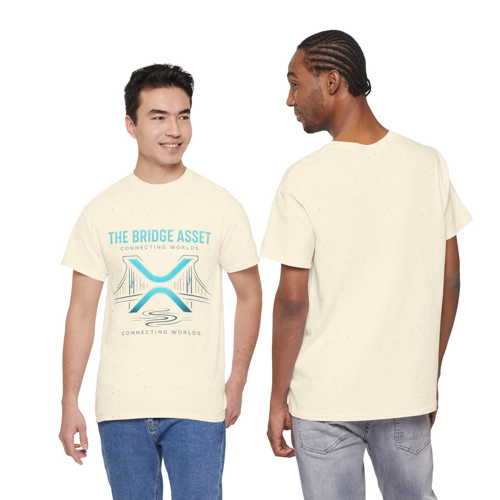The Bridge Asset Tee – 'Connecting Worlds' Crypto Ripple X Logo T-Shirt