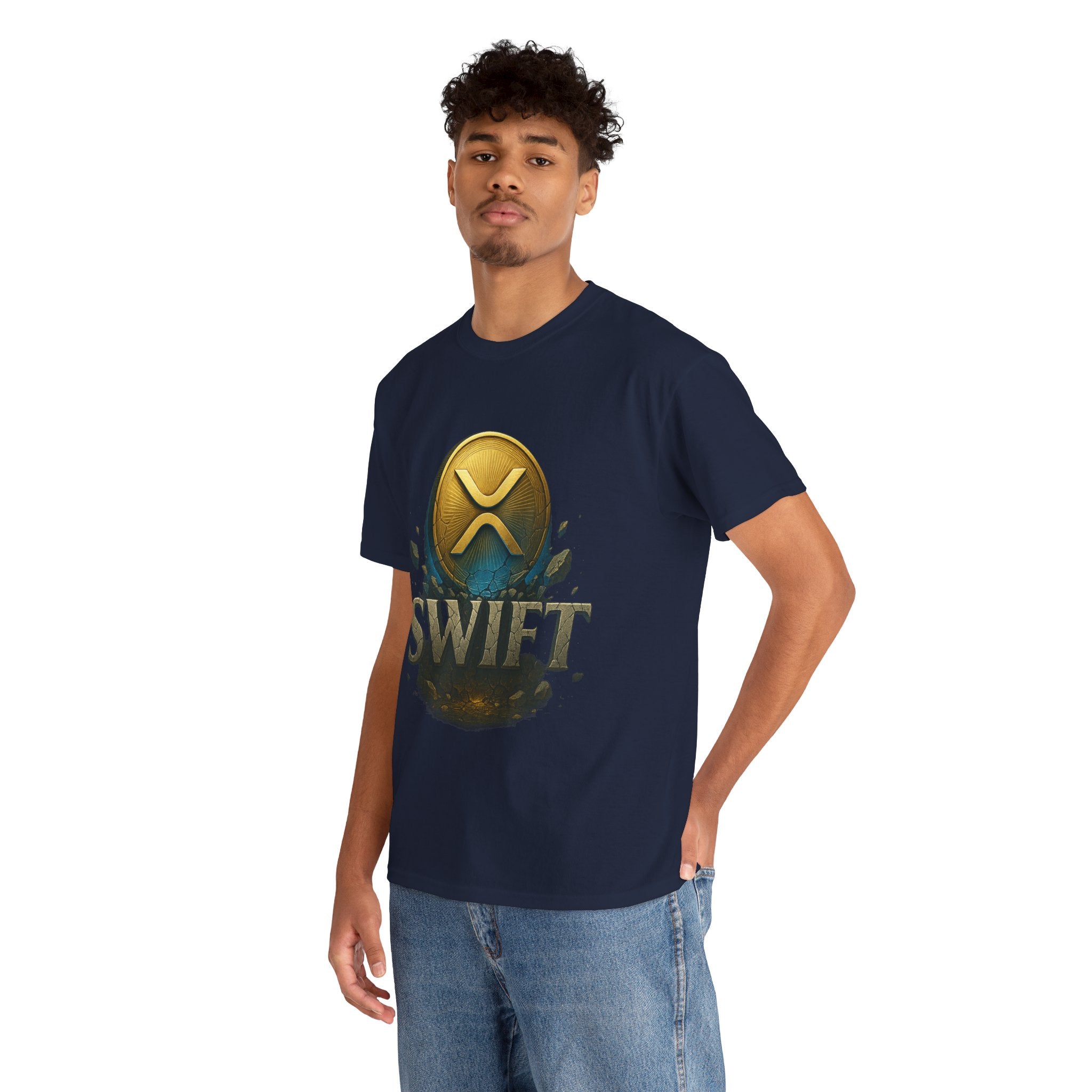 XRP Swift Cryptocurrency T‑Shirt — Ripple Coin Logo Graphic Tee