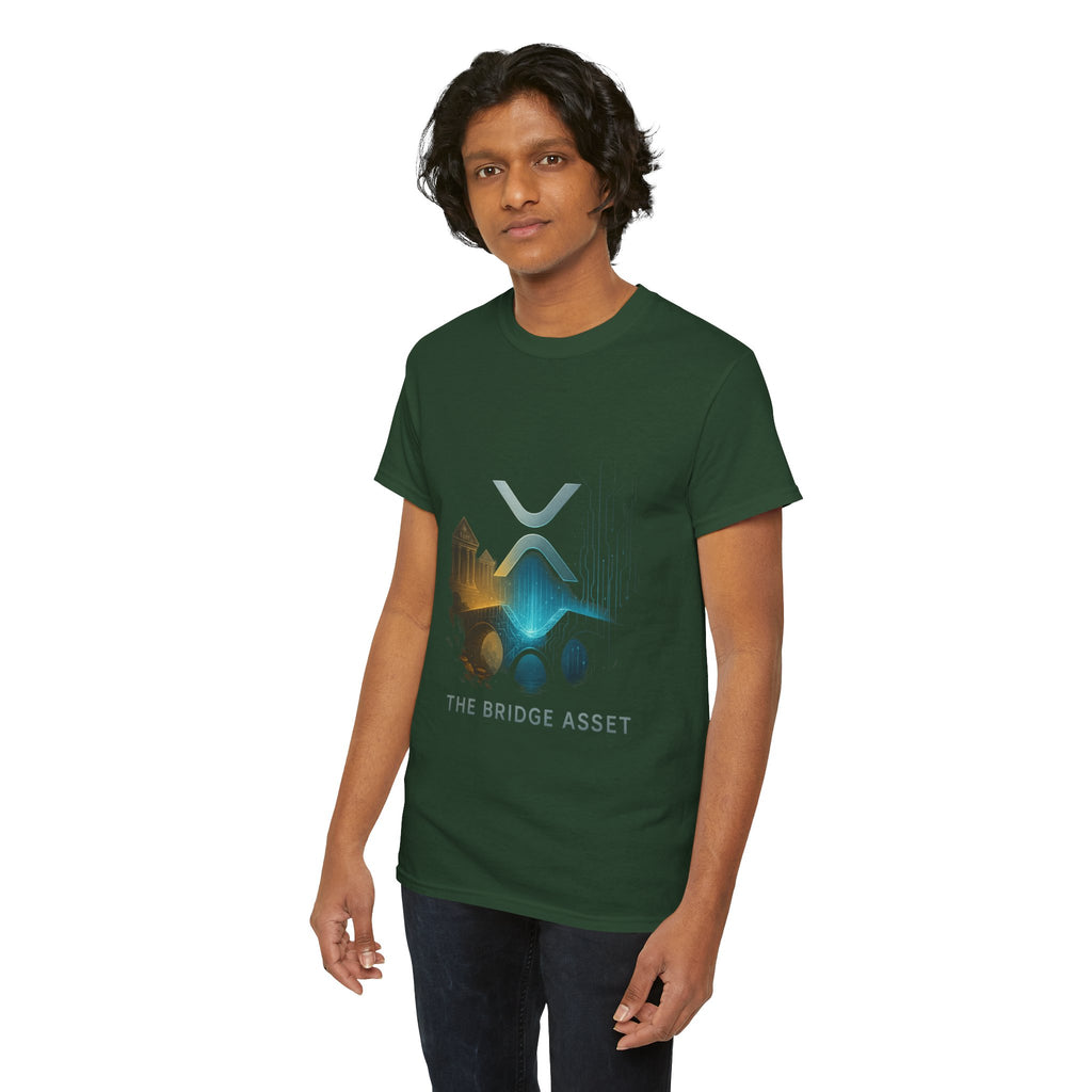 Ripple XRP Crypto Tee — 'The Bridge Asset' Logo T-Shirt