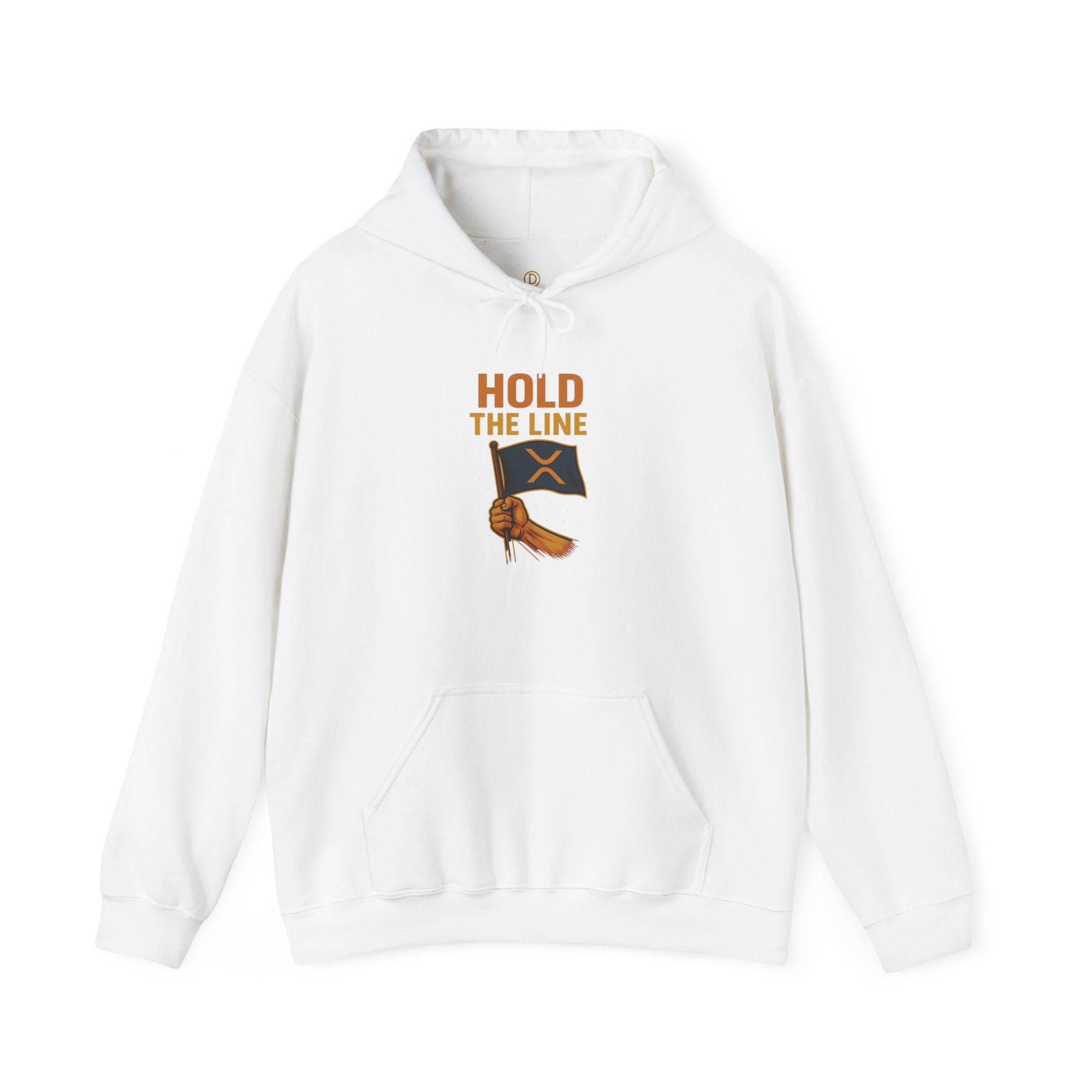 Hold The Line Hoodie — Flag & Fist Graphic Pullover