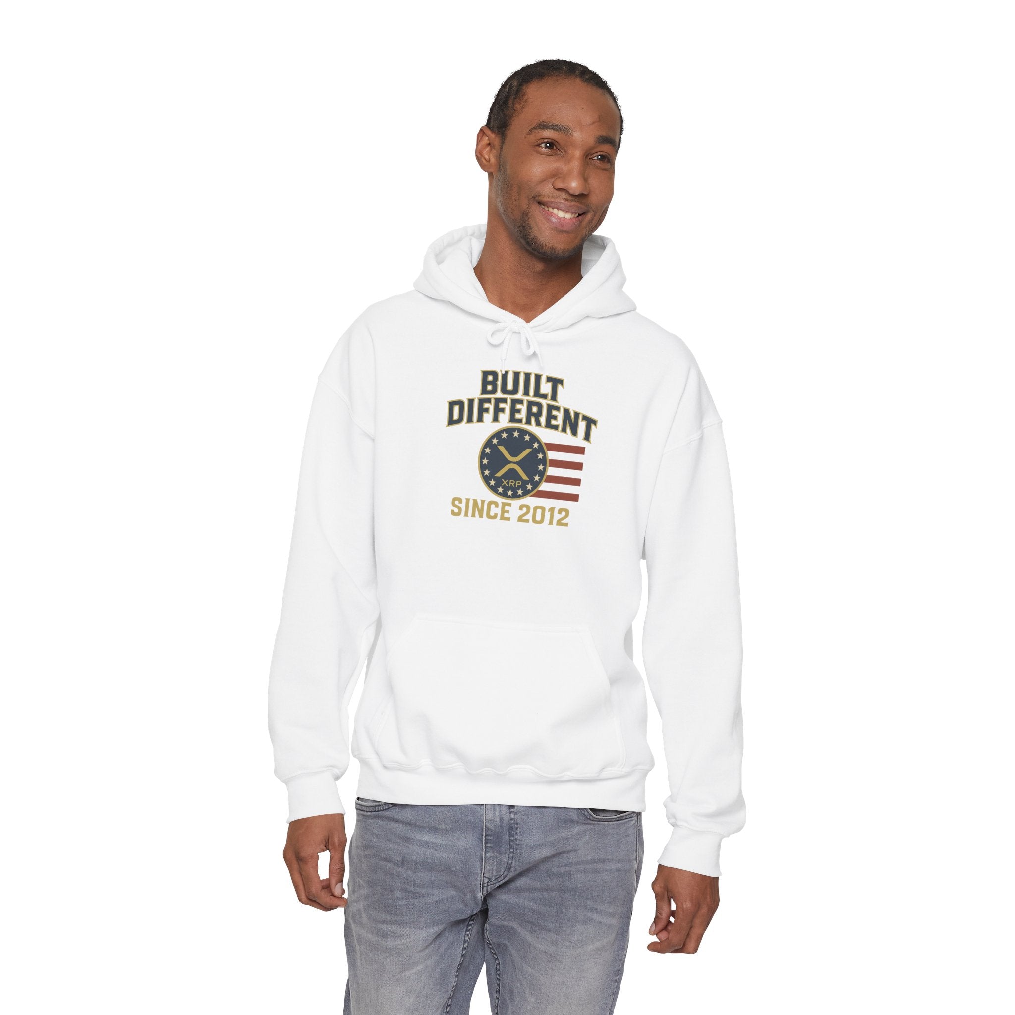 Built Different Hoodie • 'Built Different Since 2012' Patriotic Casual Pullover