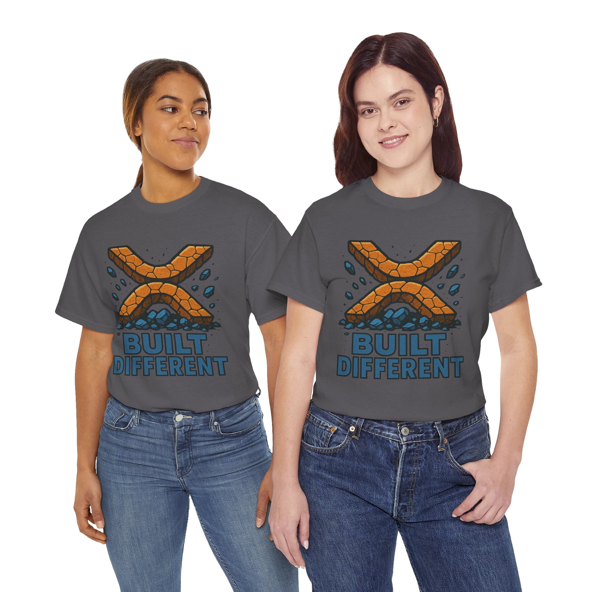 Built Different T-Shirt — Rugged Crypto X Design Tee