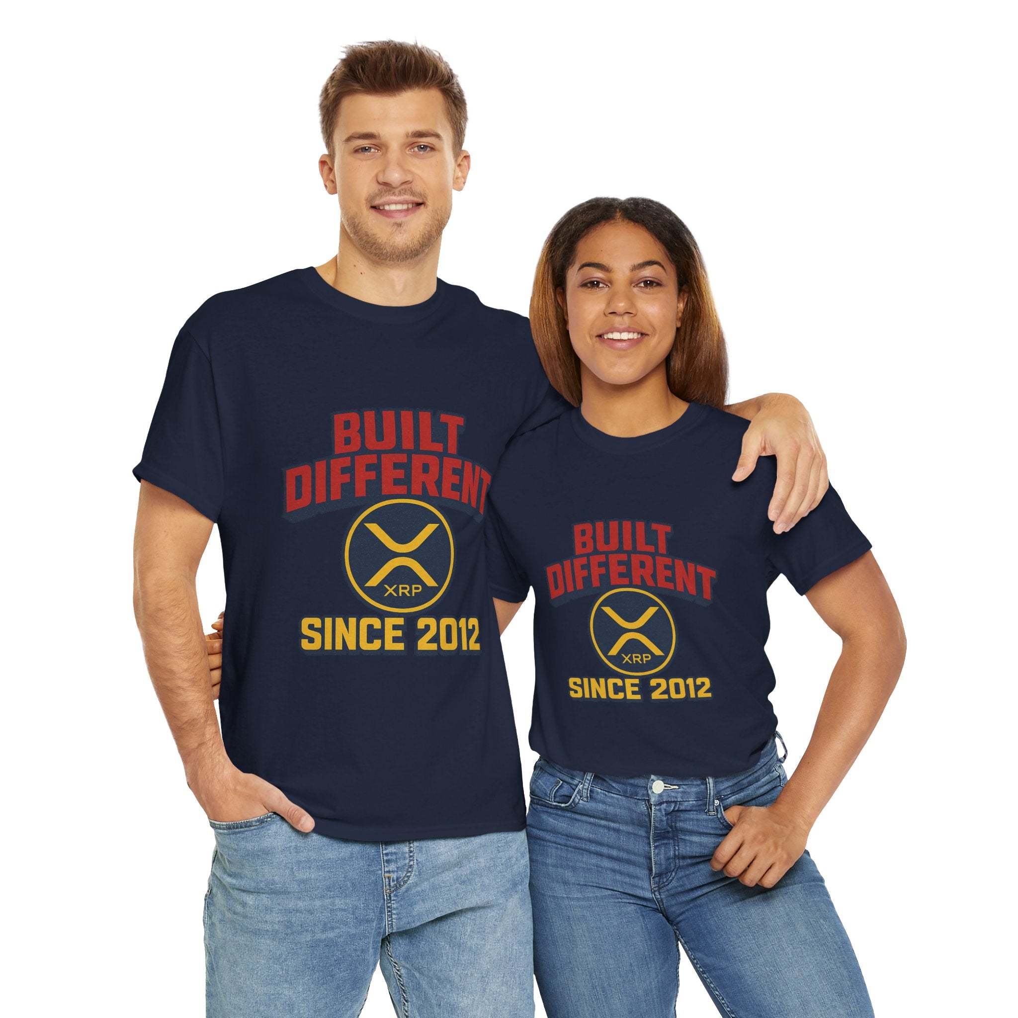 Built Different Since 2012 T-Shirt – Retro XRP Logo Tee