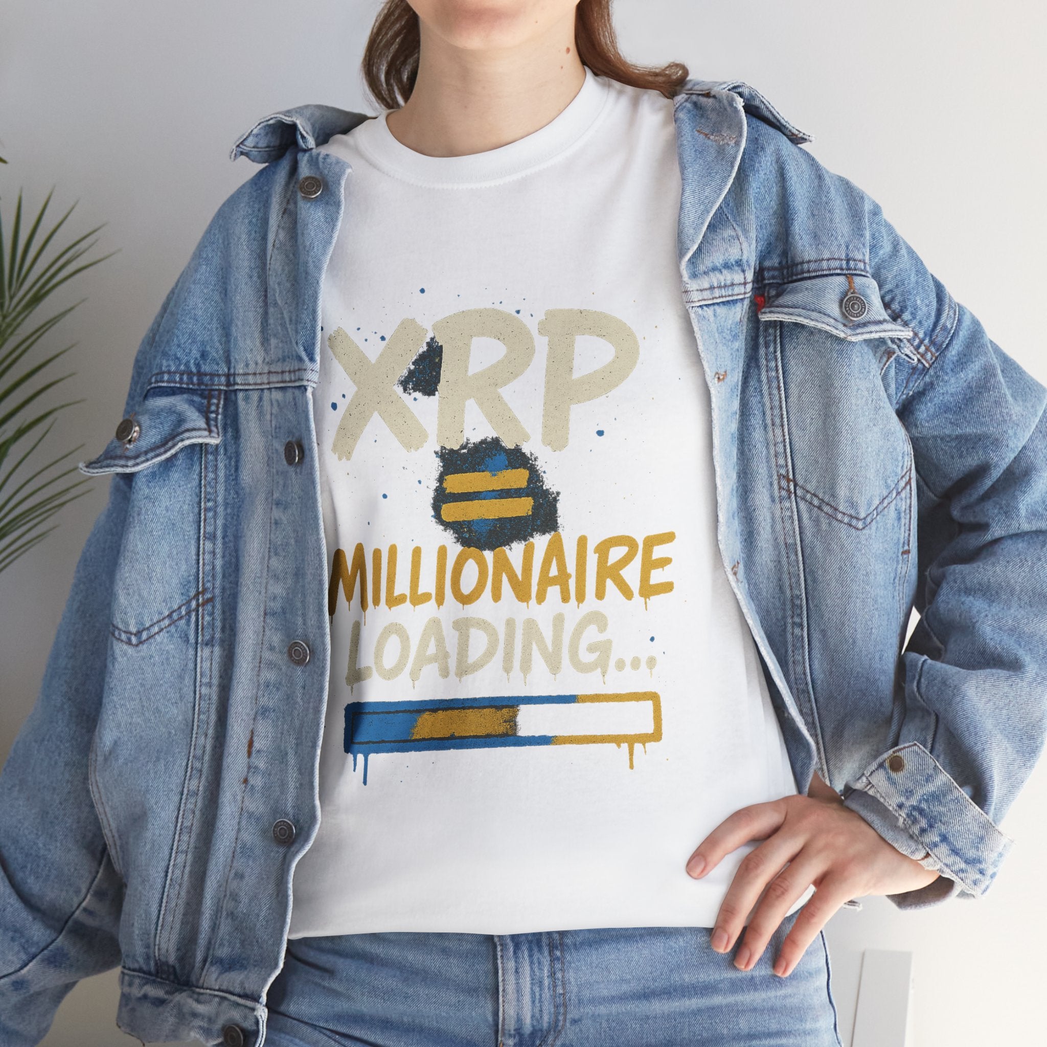 XRP Millionaire Loading T-Shirt — Crypto Investor Progress Tee