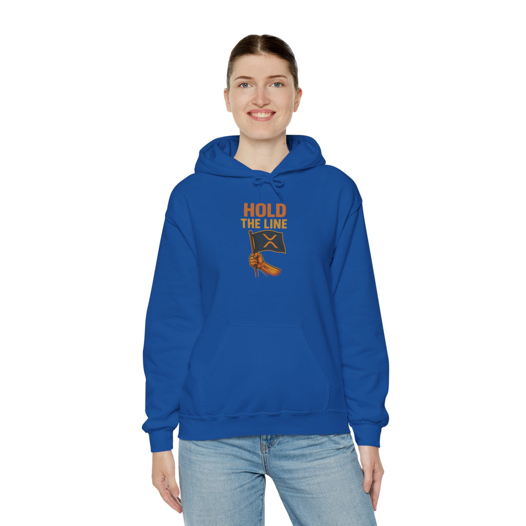 Hold The Line Hoodie — Flag & Fist Graphic Pullover