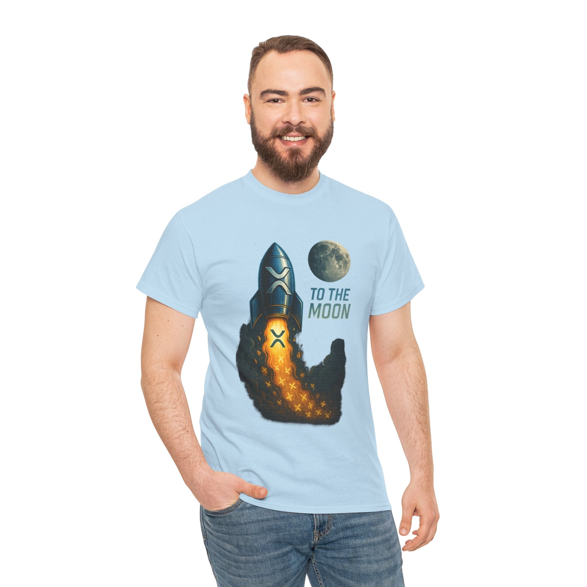 Rocket 'To the Moon' T-Shirt - Space Exploration Graphic Tee